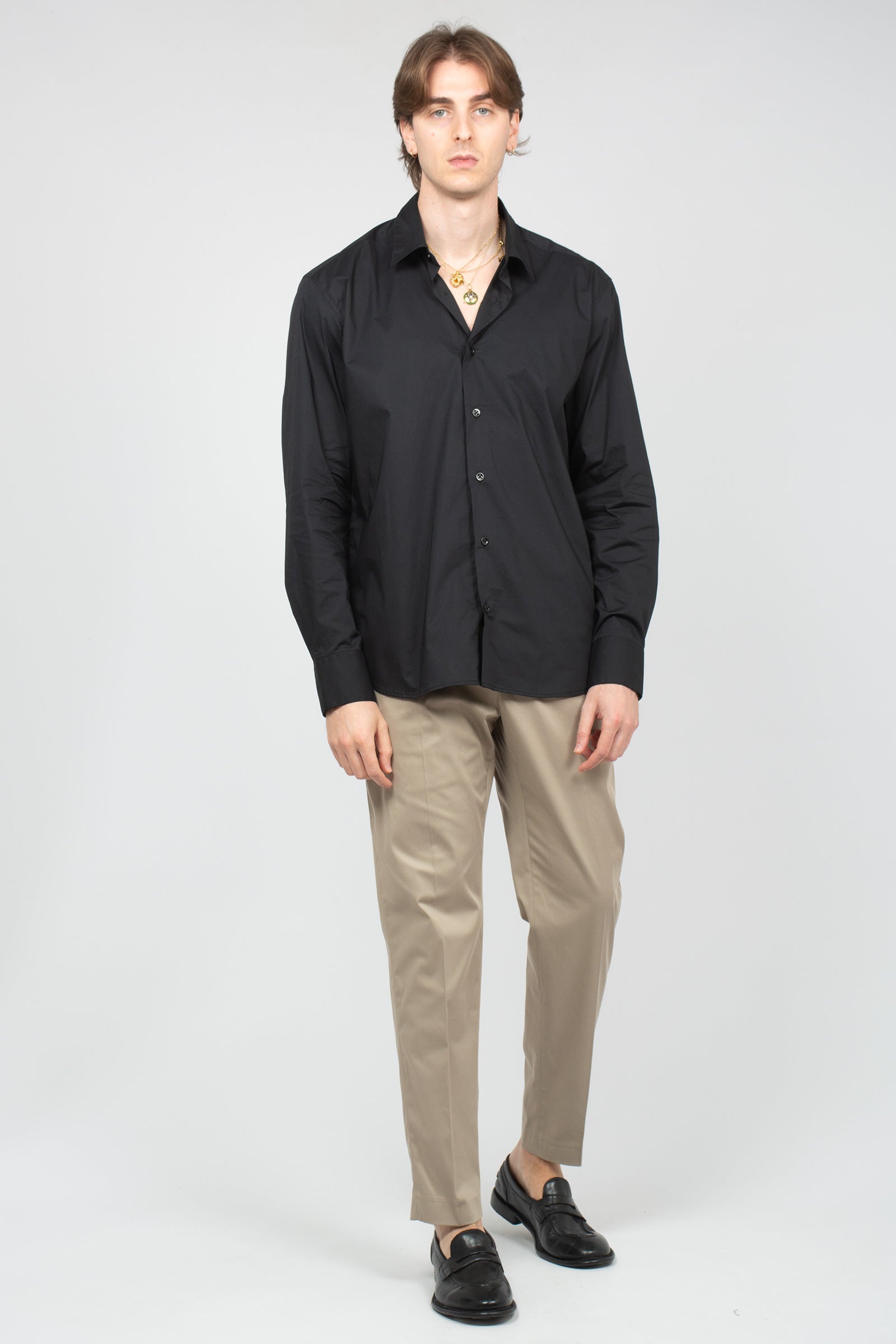 camicia oversize con bottoni in madreperla TL6SIT050RBO 03CB0990 PT TORINO 