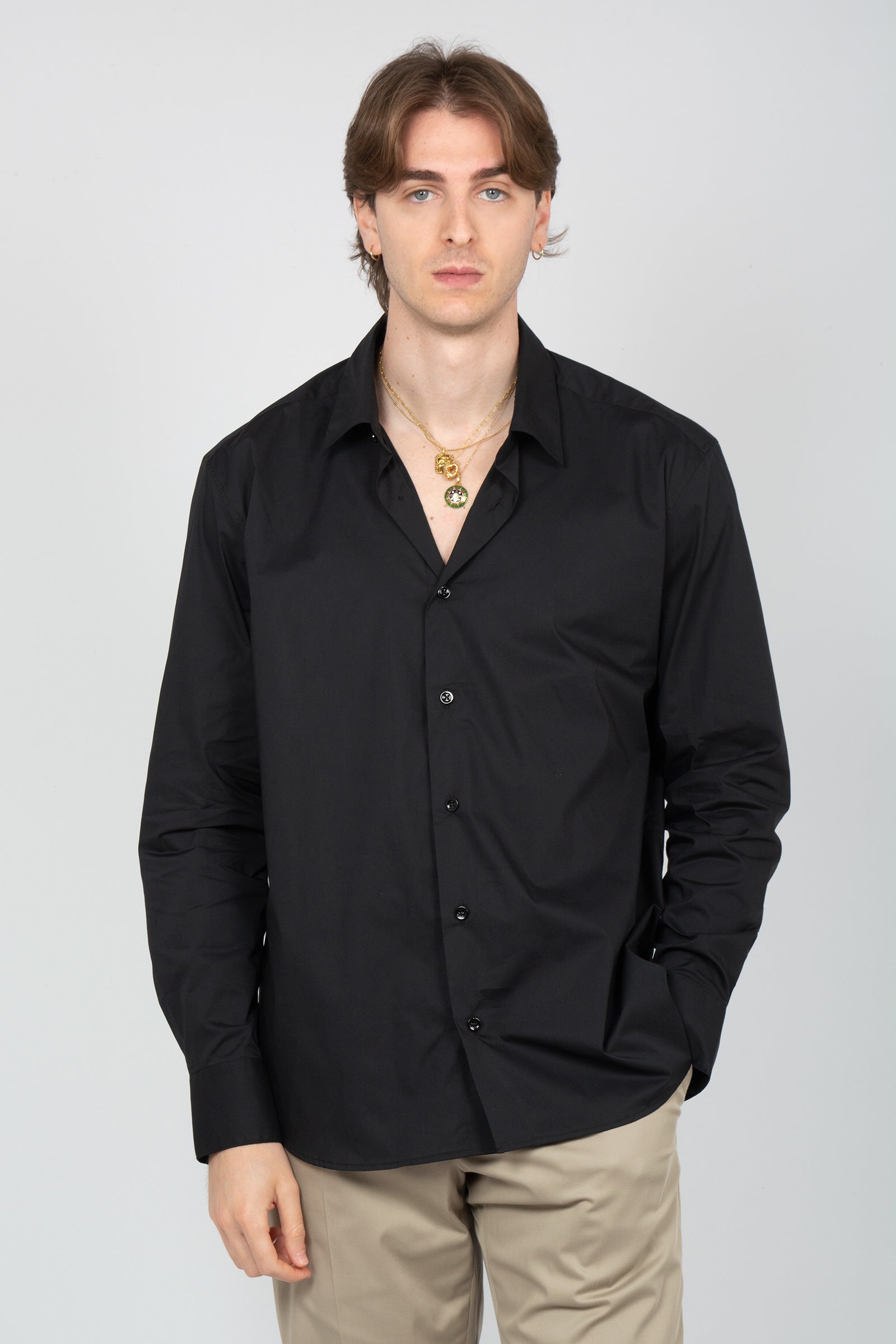 camicia oversize con bottoni in madreperla TL6SIT050RBO 03CB0990 PT TORINO 