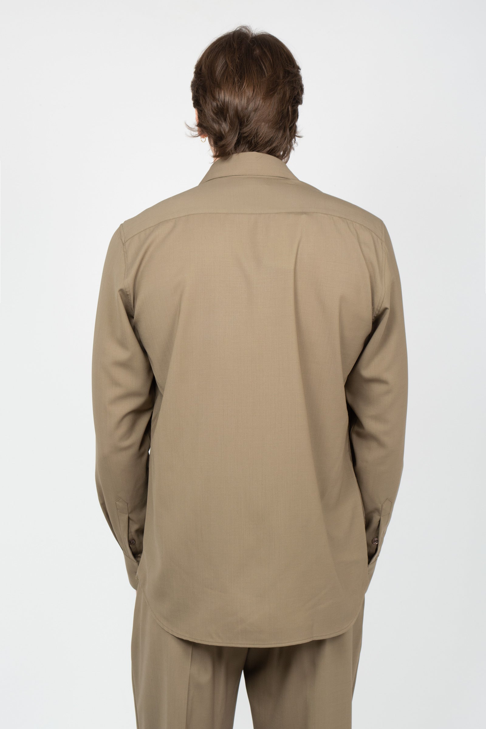 camicia oversize con bottoni in madreperla TL6SIT050RBO ZI560130 PT TORINO 
