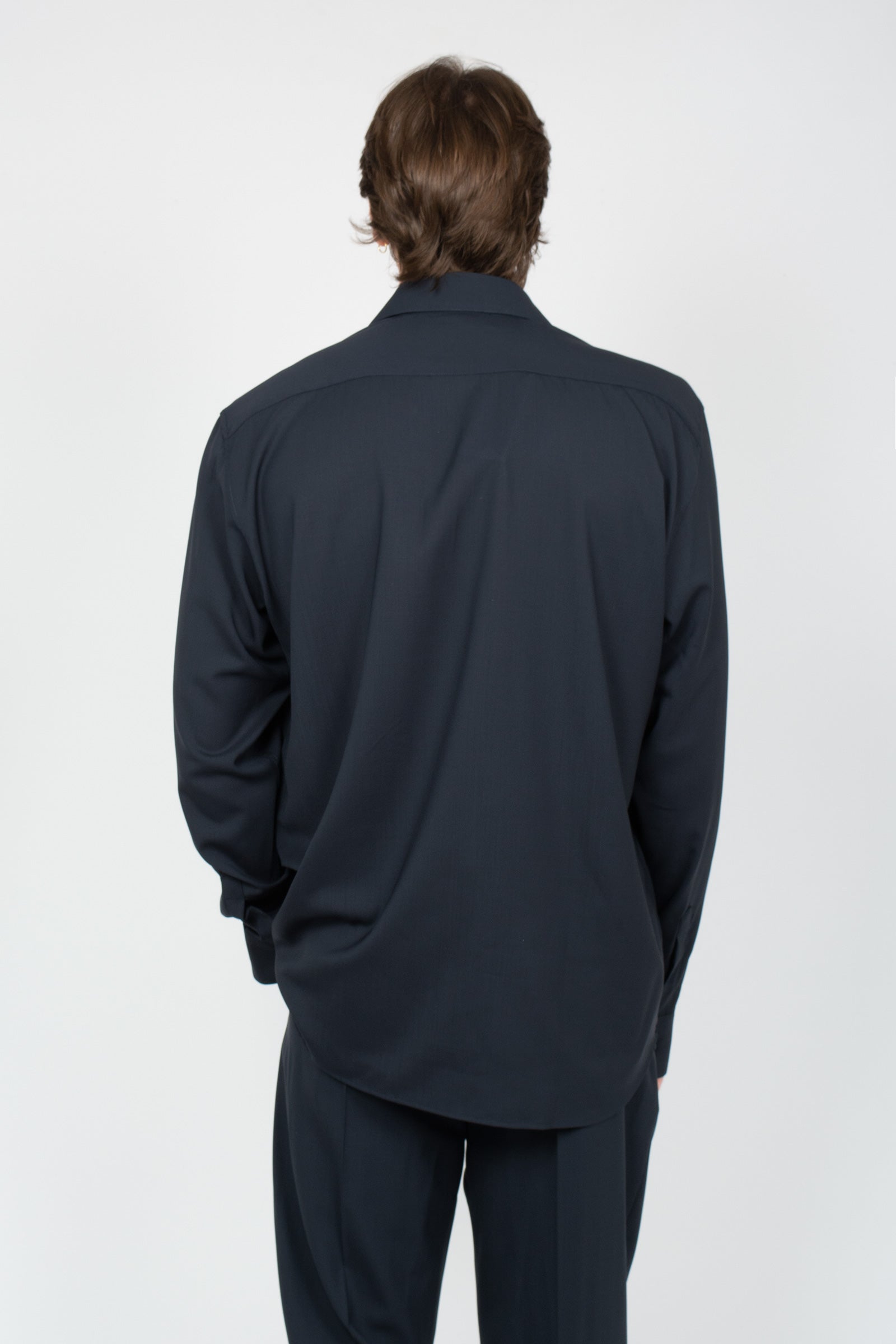 camicia oversize con bottoni in madreperla TL6SIT050RBO ZI560370 PT TORINO 