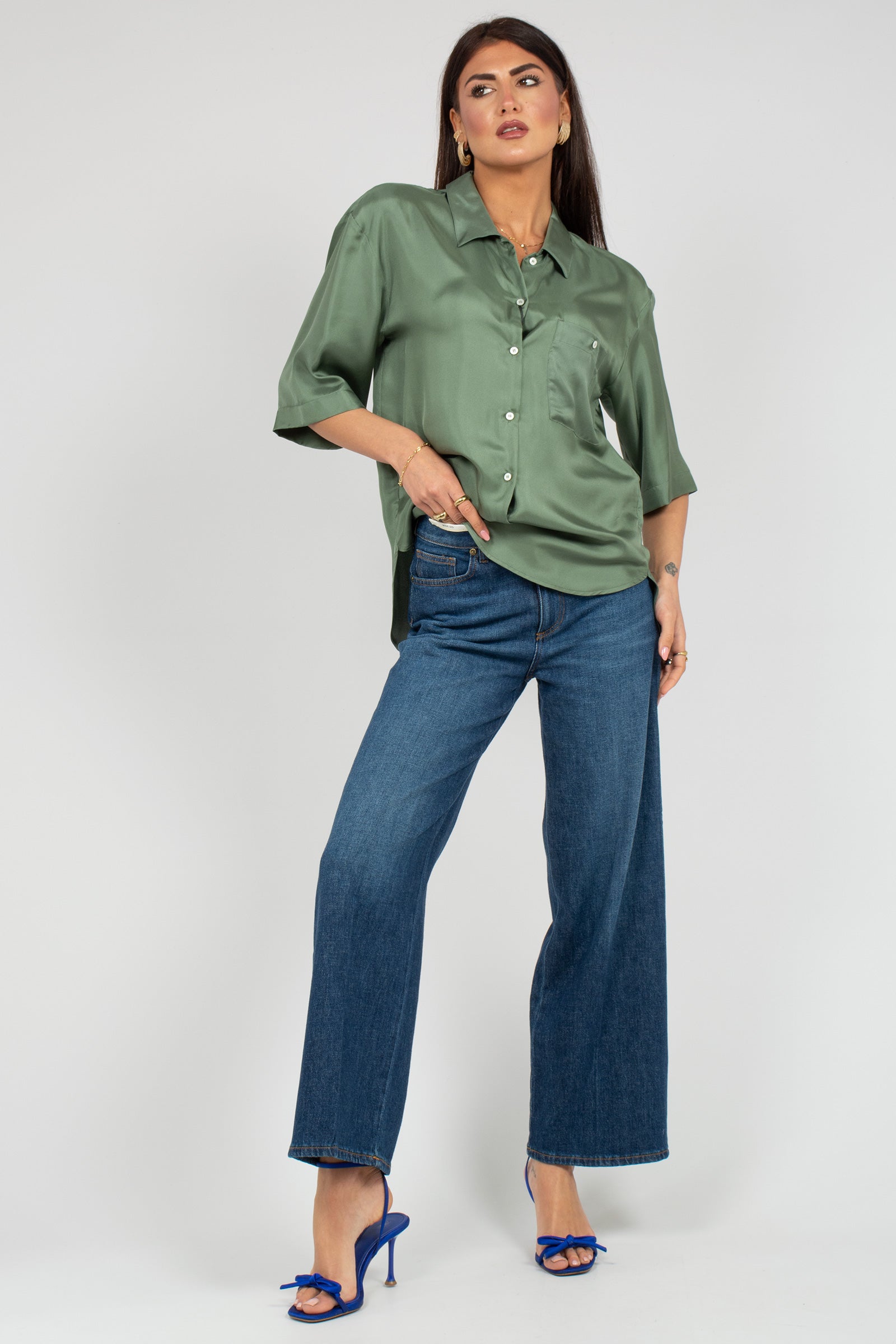 jeans in cotone 'kendall fit' C1VPKDZ0 DN0920MN45 PT TORINO DENIM 