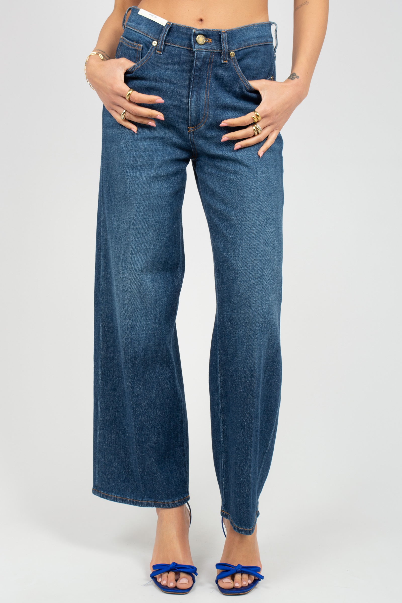 jeans in cotone 'kendall fit' C1VPKDZ0 DN0920MN45 PT TORINO DENIM 