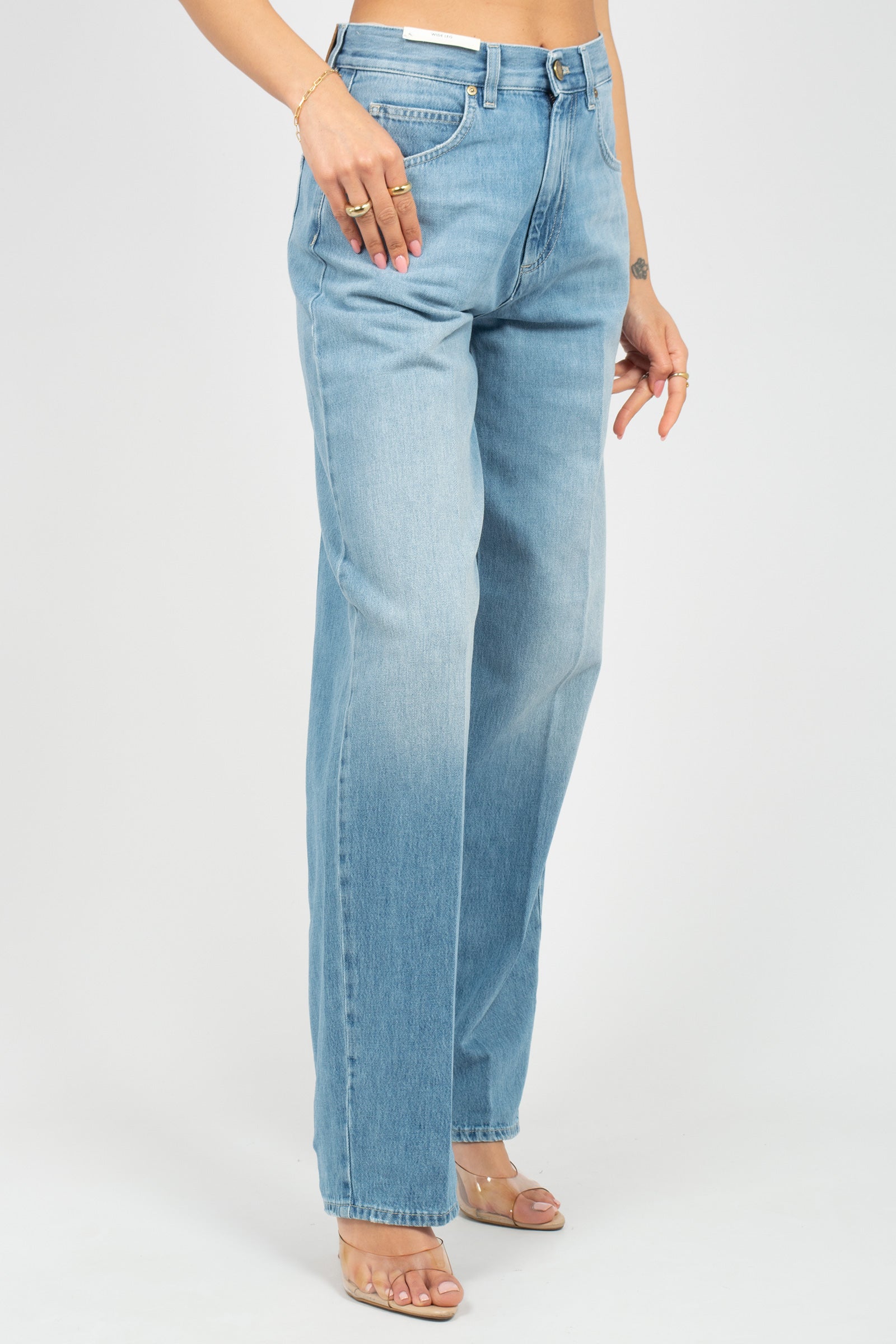 jeans in cotone 'megan fit' C1VPMGZ0 CA5640ML38 PT TORINO DENIM 