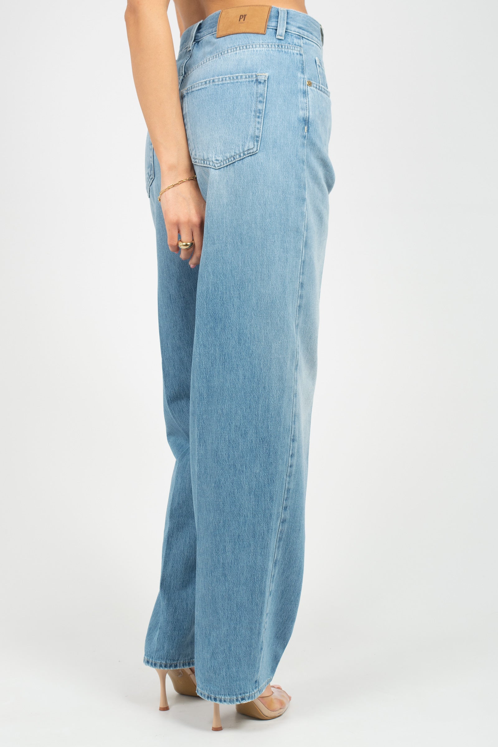 jeans in cotone 'megan fit' C1VPMGZ0 CA5640ML38 PT TORINO DENIM 