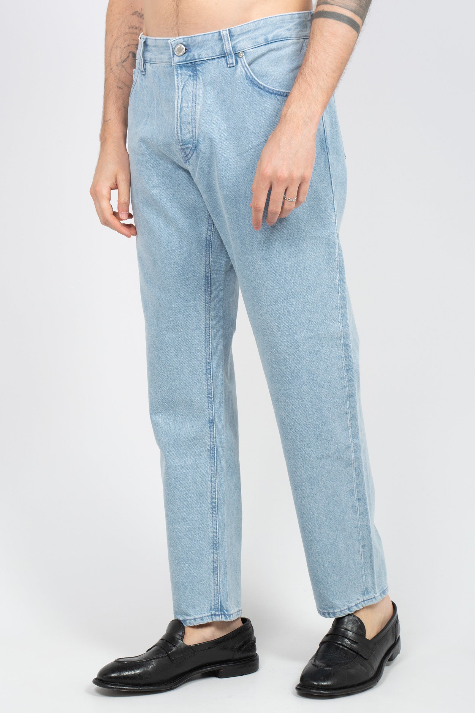 denim in cotone 'rebel fit' C5RP05B0 OA5120CC42 PT TORINO DENIM 