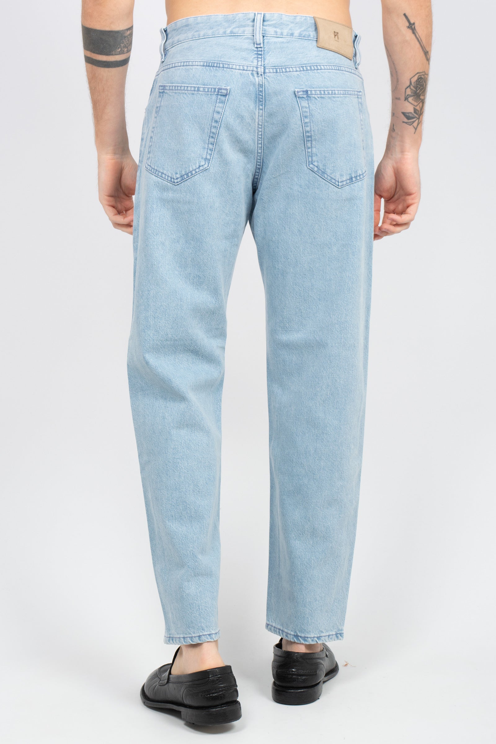 denim in cotone 'rebel fit' C5RP05B0 OA5120CC42 PT TORINO DENIM 