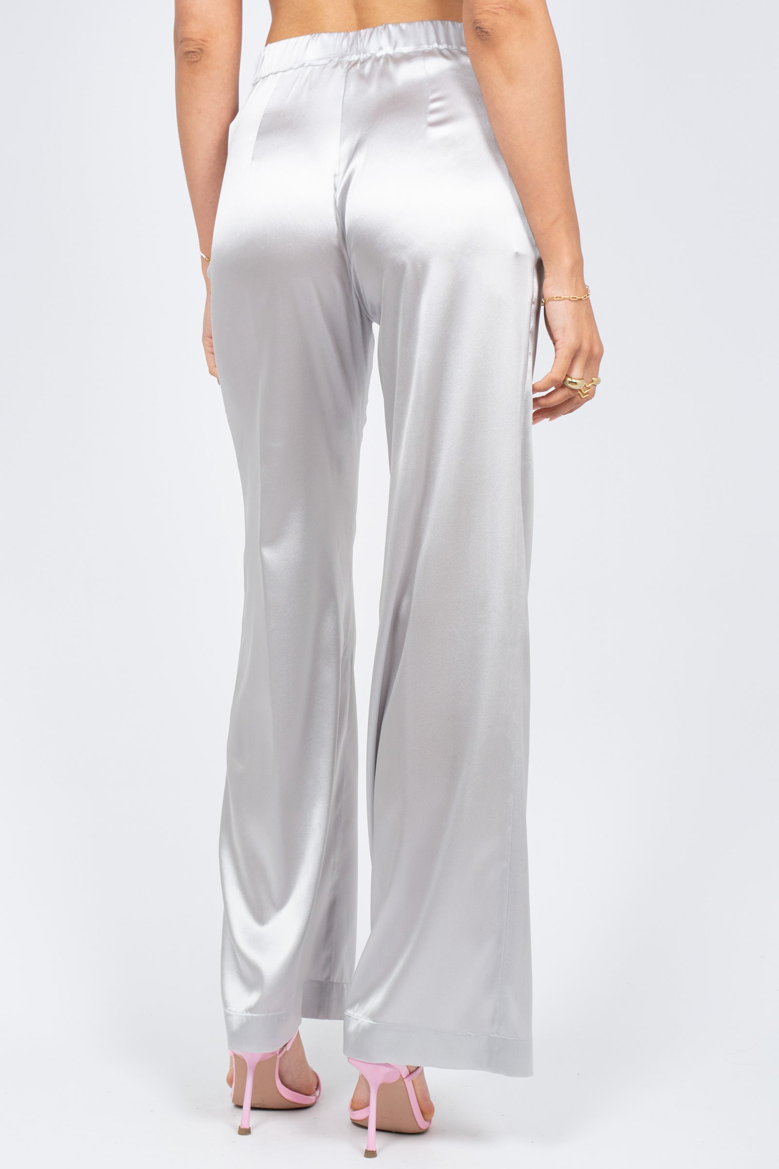 pantalone in seta stretch SS260233051 62 PUROTATTO 
