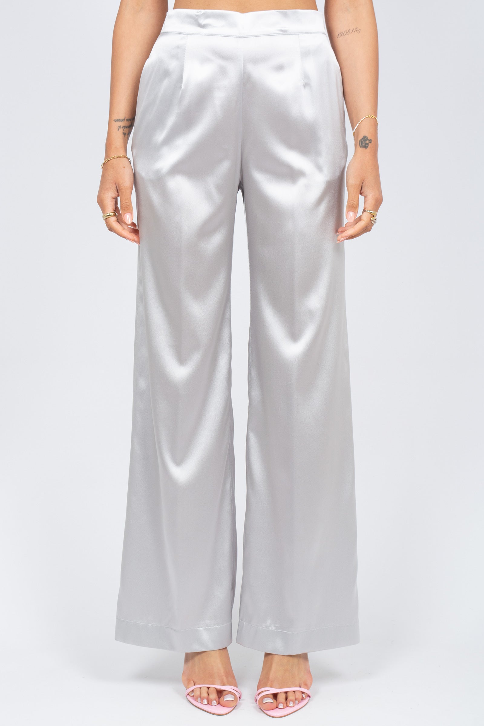 pantalone in seta stretch SS260233051 62 PUROTATTO 