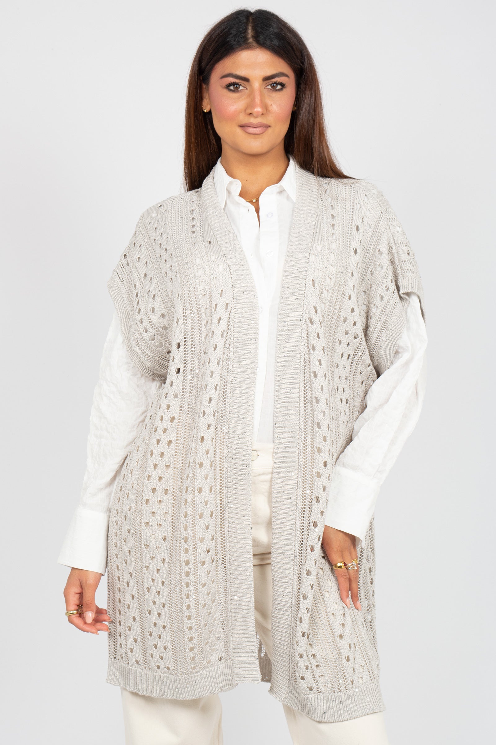 cardigan in misto cotone SS260732402 62 PUROTATTO 