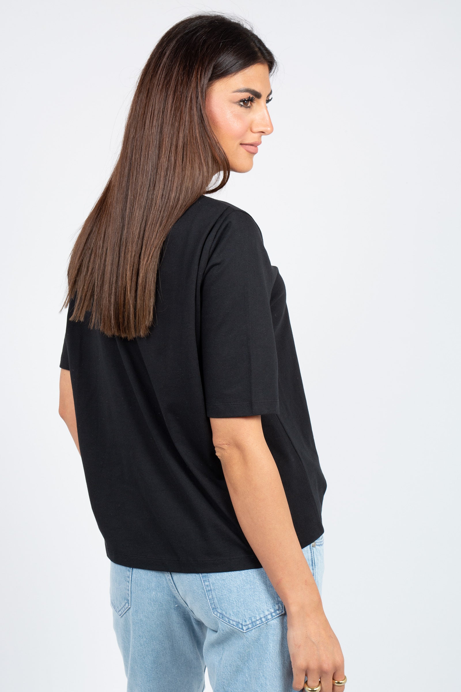t-shirt in cotone 'pauline' CNTJ02 Y69 SEMICOUTURE 