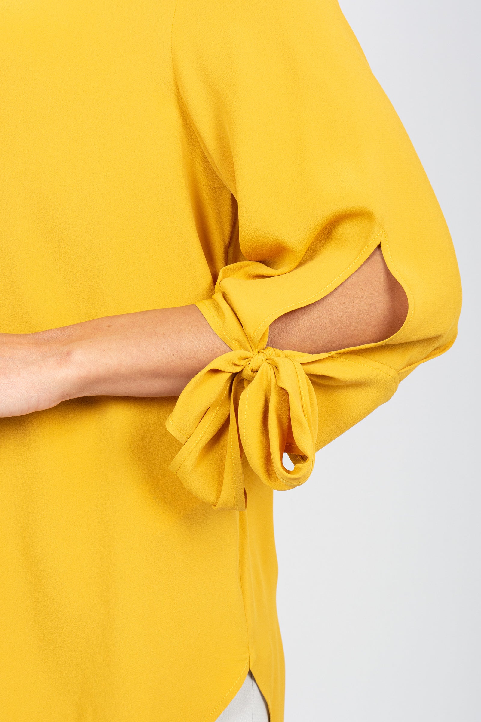 blusa in misto seta 'brittani' S6SU12 B20 SEMICOUTURE 