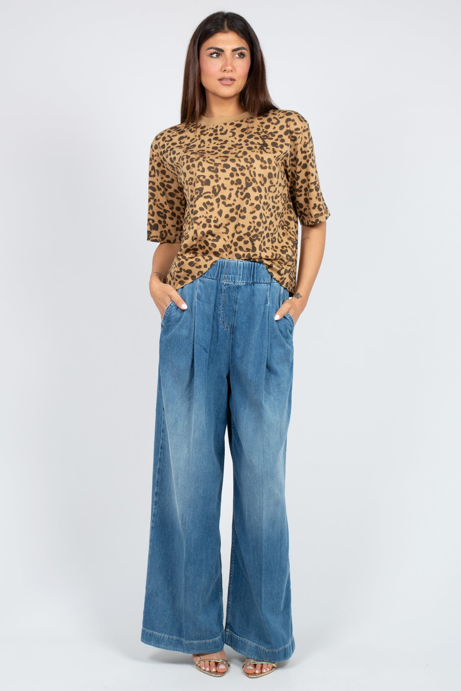 t-shirt stampa macula 'neva' Y6SJ06 MAC27 SEMICOUTURE 