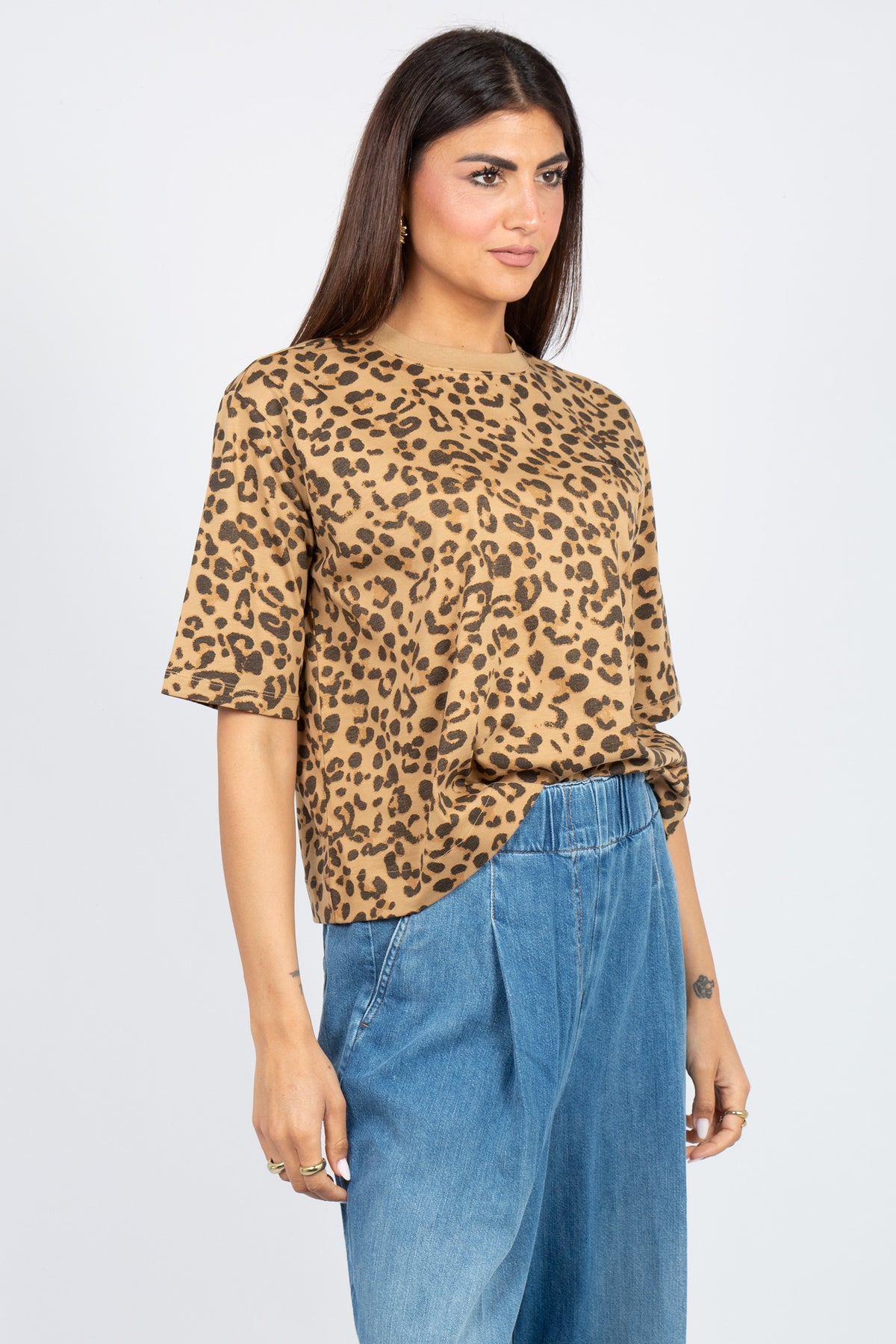 t-shirt stampa macula 'neva' Y6SJ06 MAC27 SEMICOUTURE 