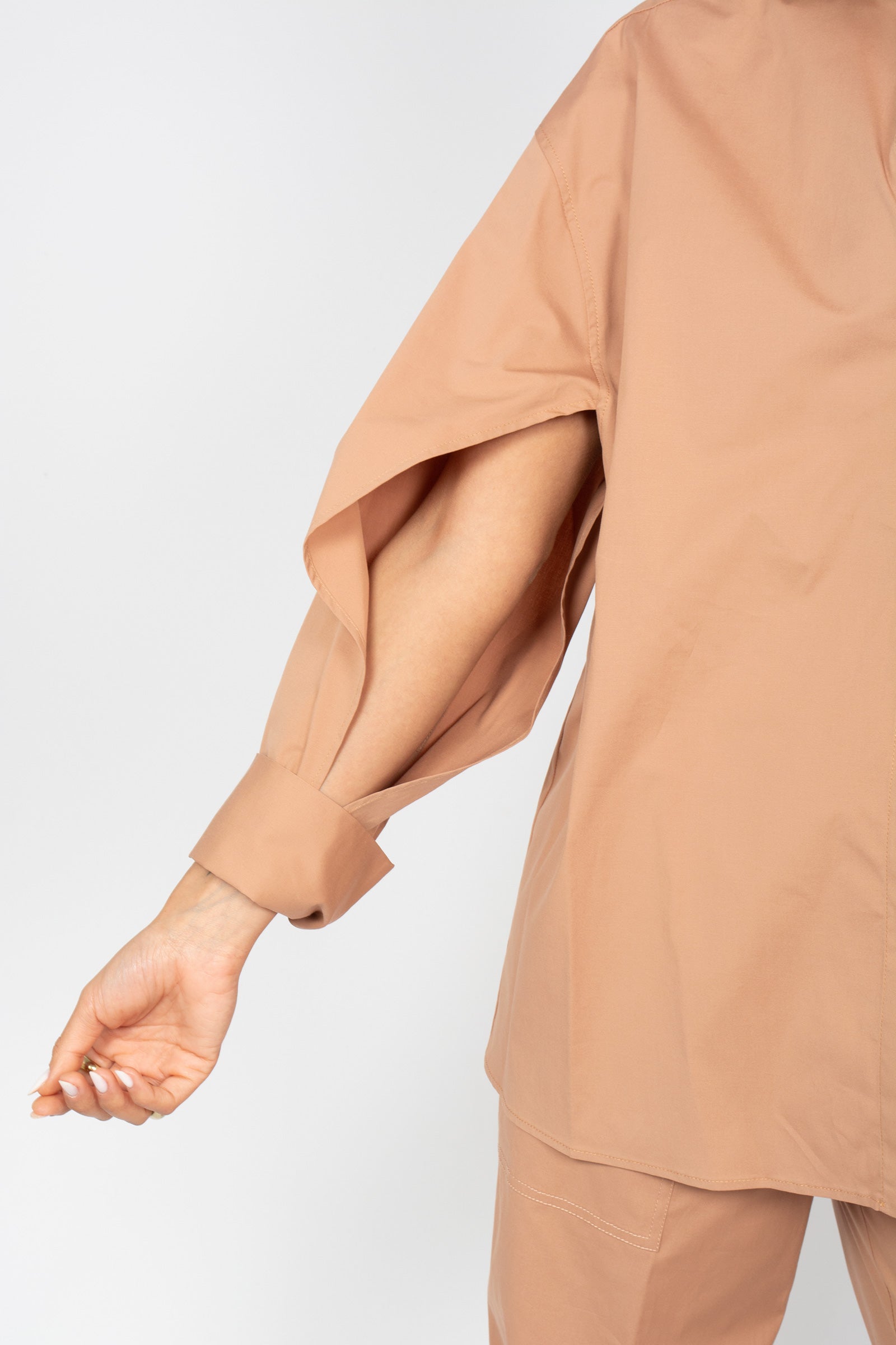 camicia oversize in cotone 'almeda' Y6SK16 E34 SEMICOUTURE 