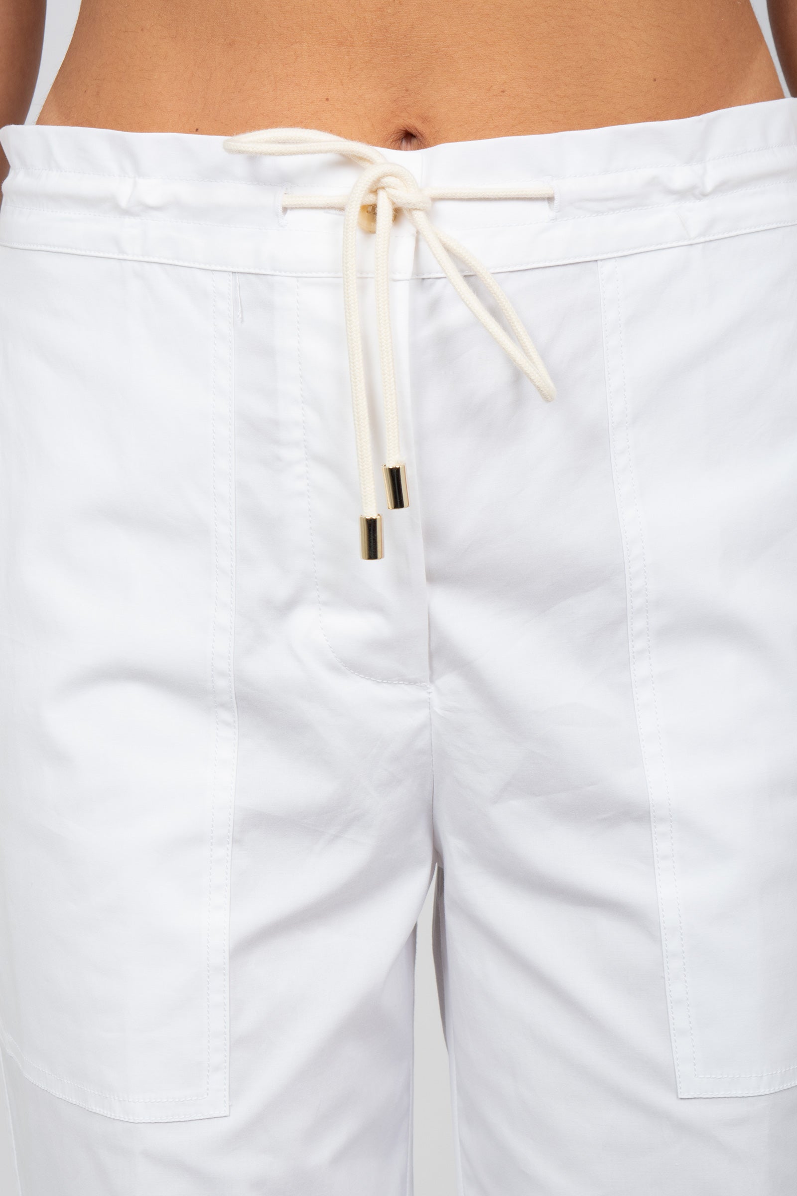 pantalone in cotone 'rita' Y6SK42 A09 SEMICOUTURE 