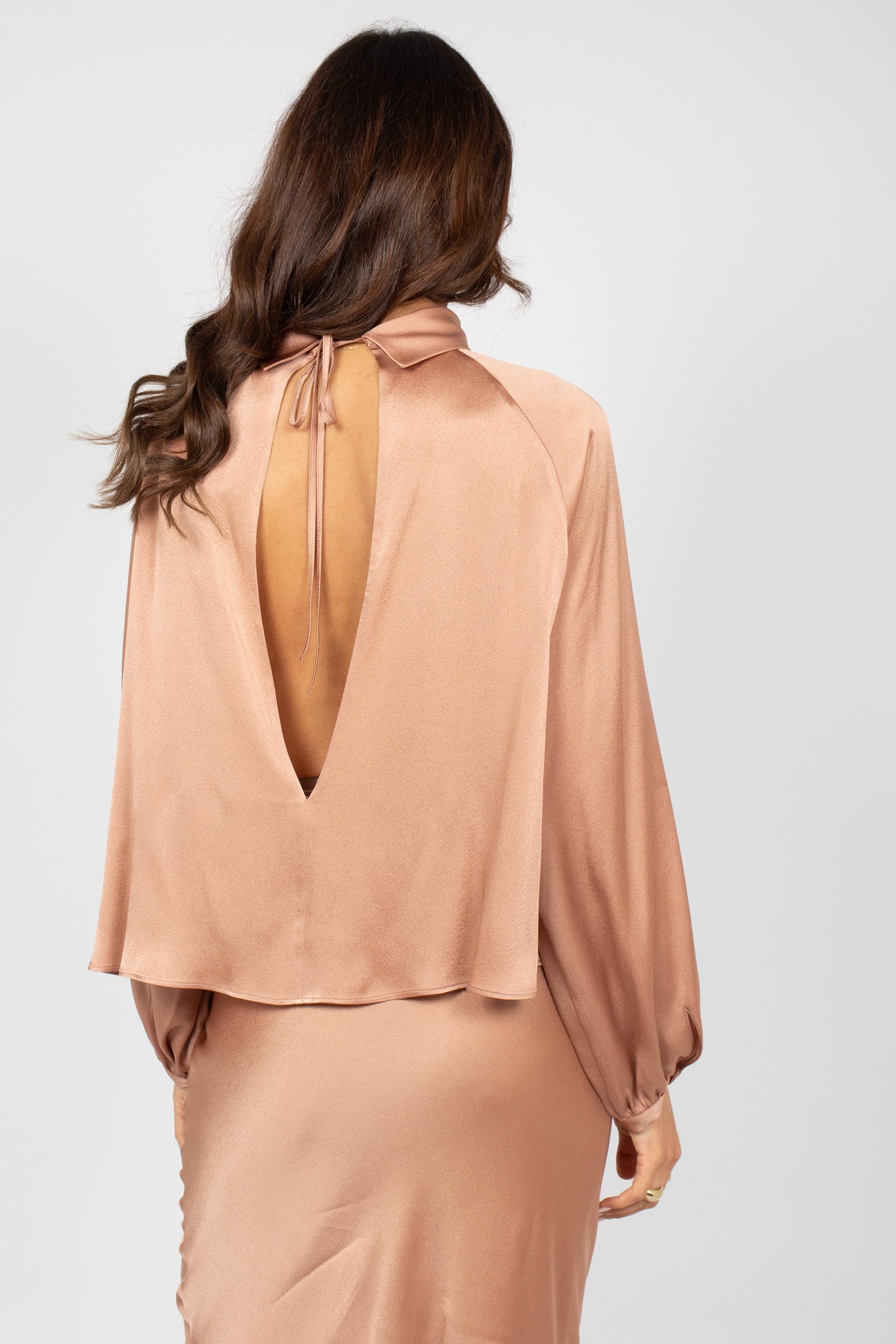 blusa in misto seta carminia' Y6SM12 E34 SEMICOUTURE 