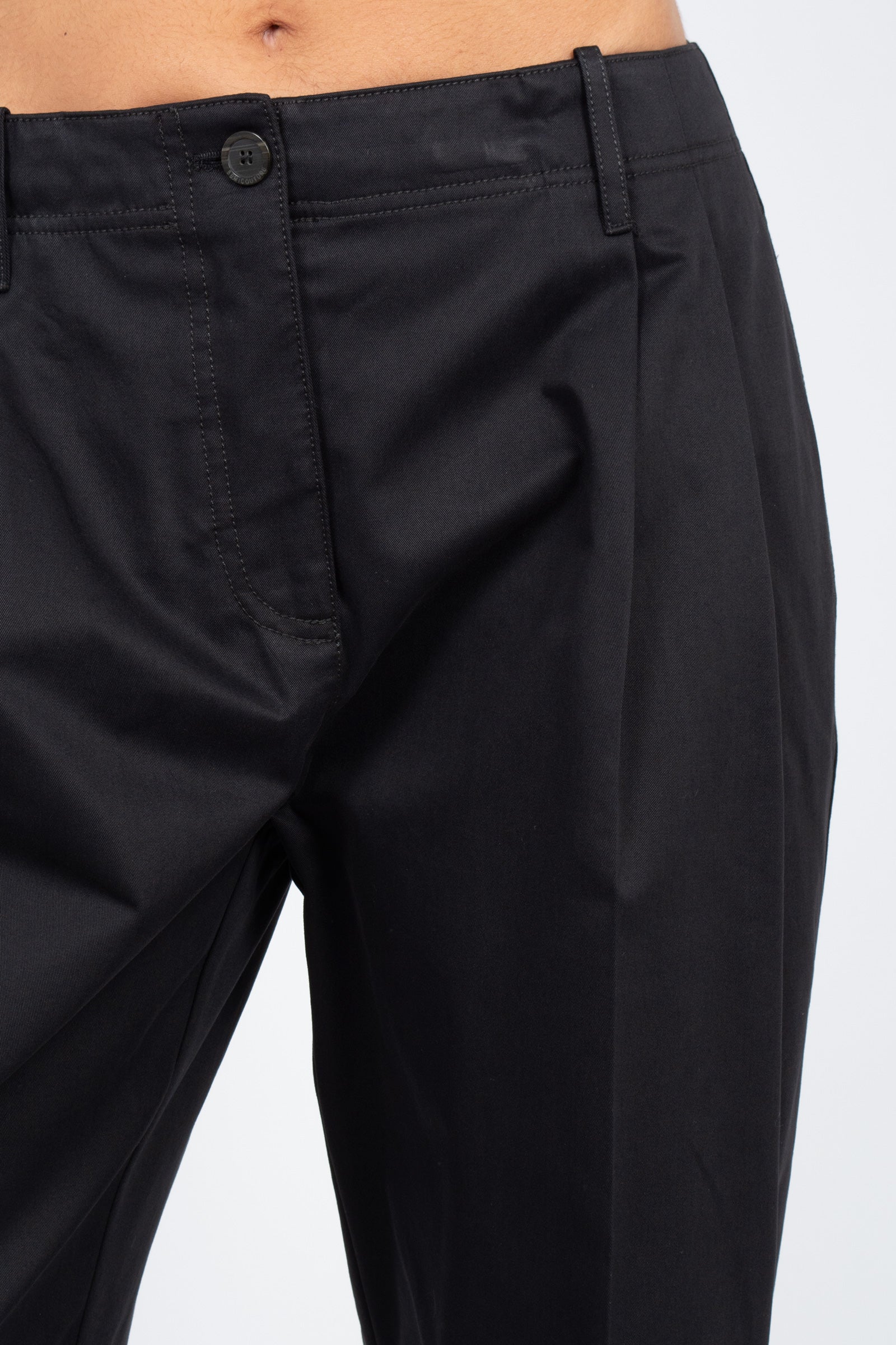 pantalone ampio in cotone 'sofia' Y6SO22 Y69 SEMICOUTURE 