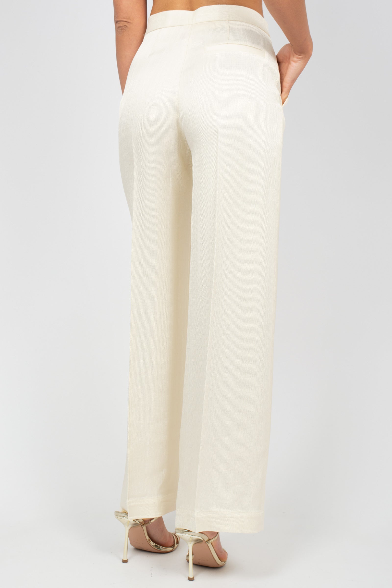 pantalone in viscosa 'marlee' Y6SQ06 A38 SEMICOUTURE 