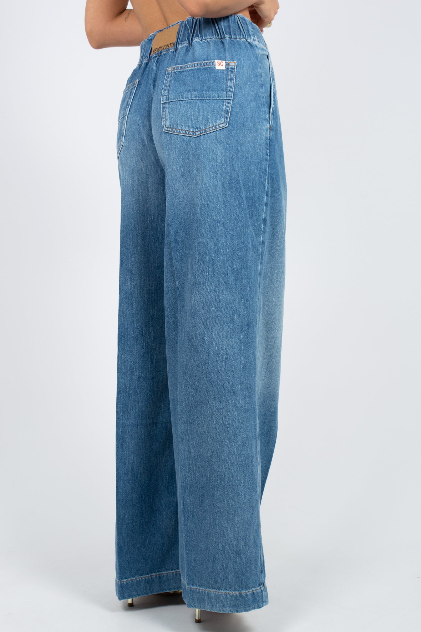 denim in cotone light 'jimmy' Y6SY15 JNS37 SEMICOUTURE 