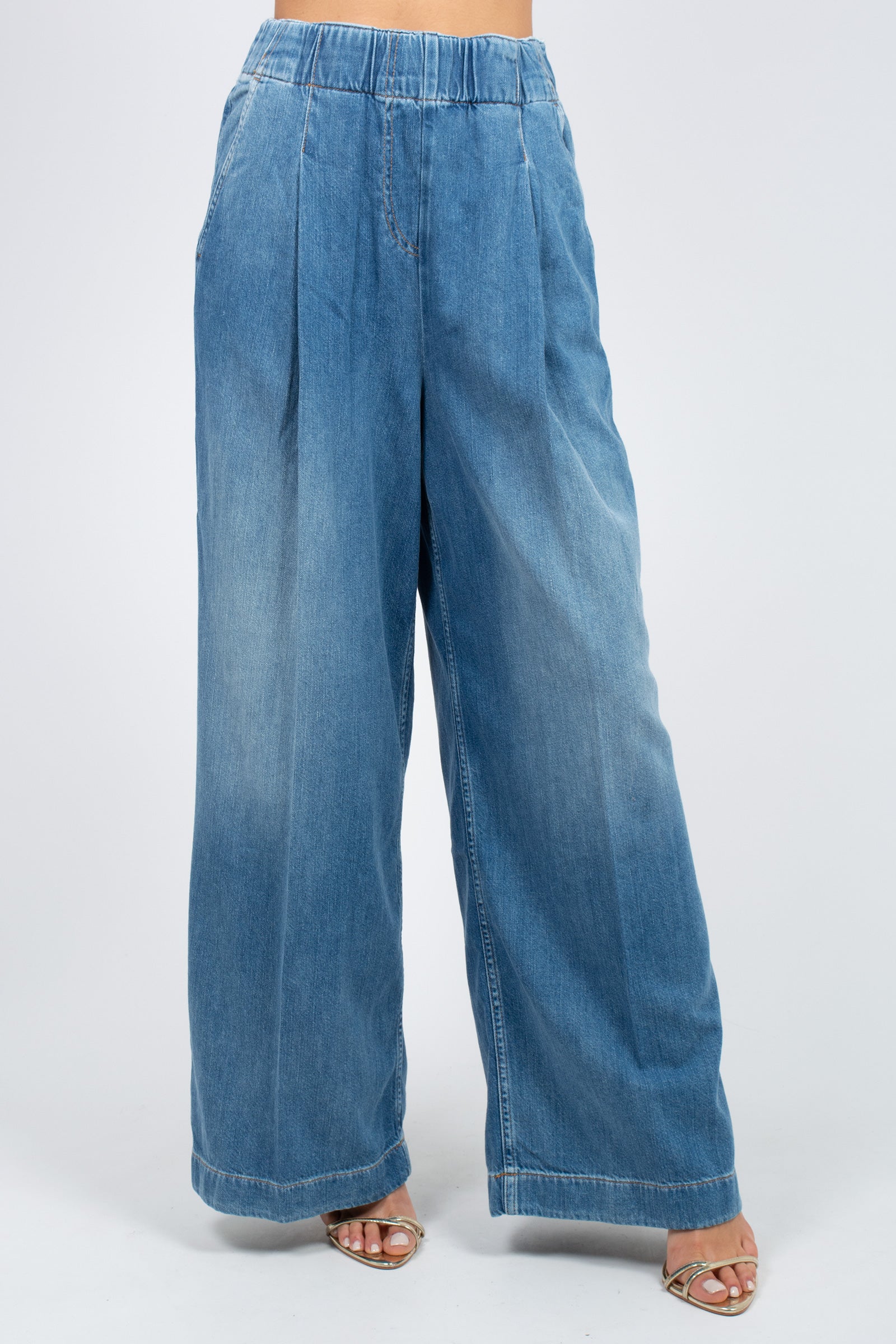 denim in cotone light 'jimmy' Y6SY15 JNS37 SEMICOUTURE 