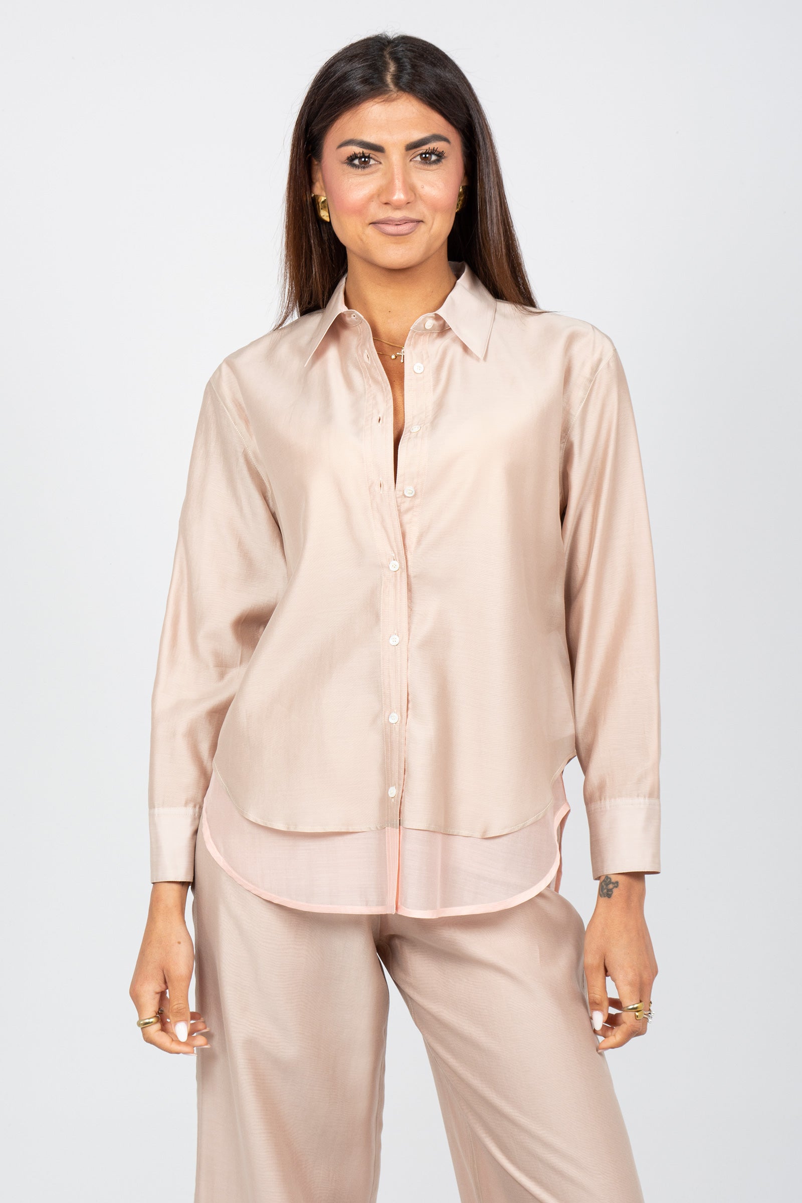 camicia doppiata in lyocell CA1506460237 012 SEVENTY 