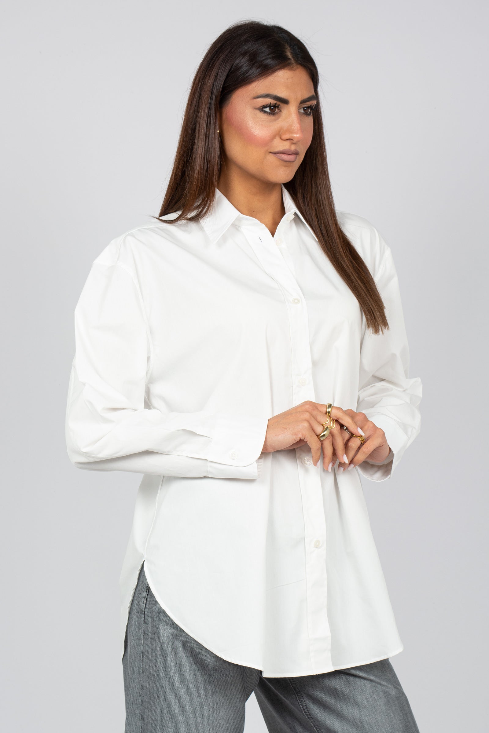 camicia in popeline di cotone CA6009T0207 T0207ABTP SIVIGLIA 