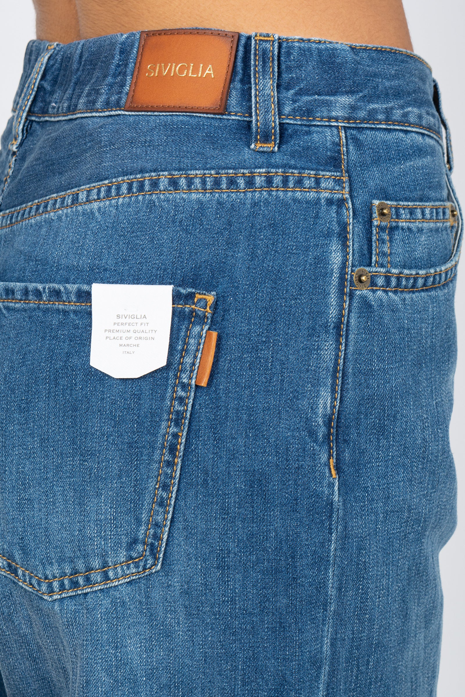 denim in cotone e lino 'carmen' CARMEN2412D0059 QB SIVIGLIA 