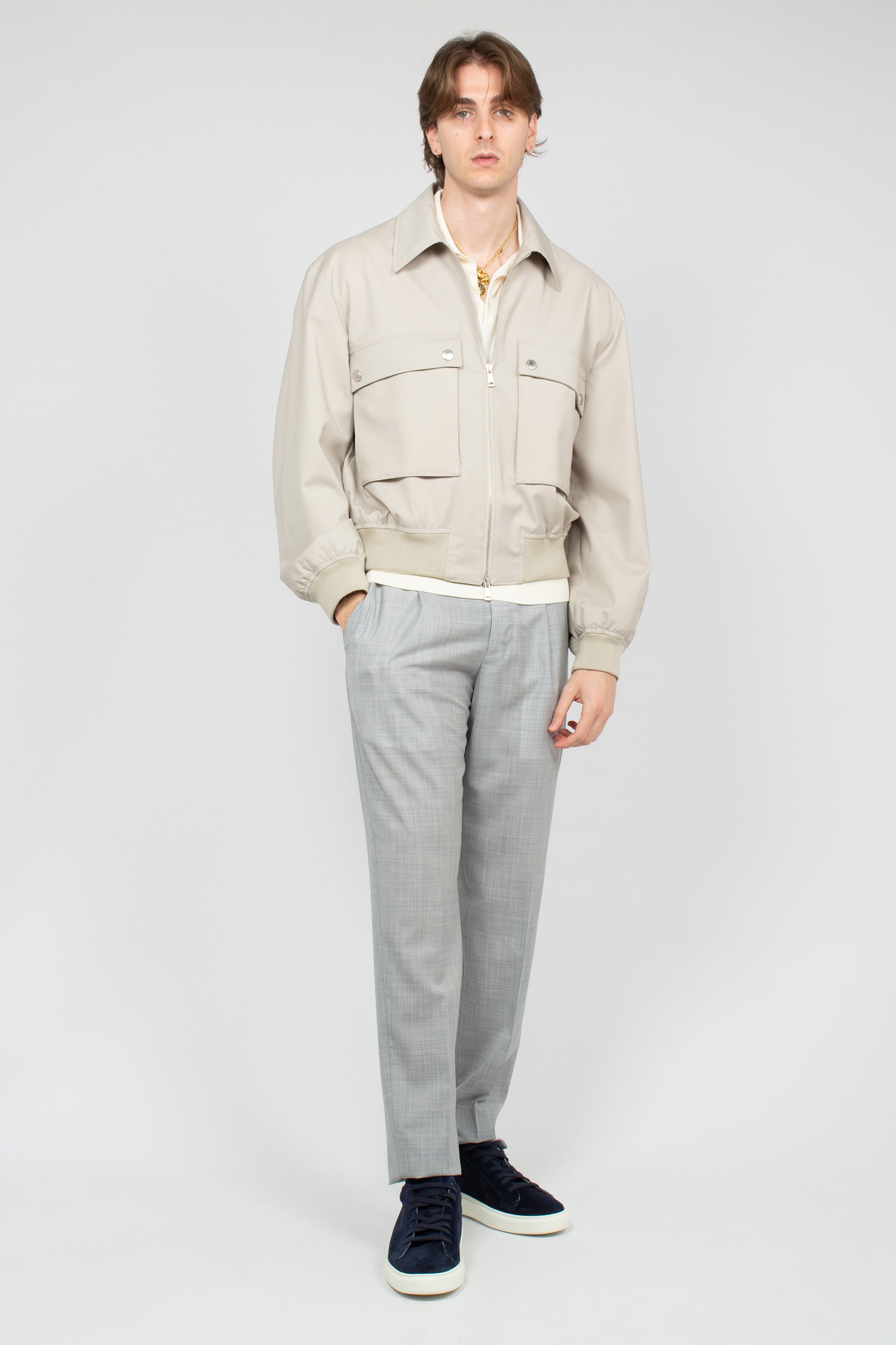 bomber in tessuto loropiana storm resistent 6600865320 7724 TARDIA 