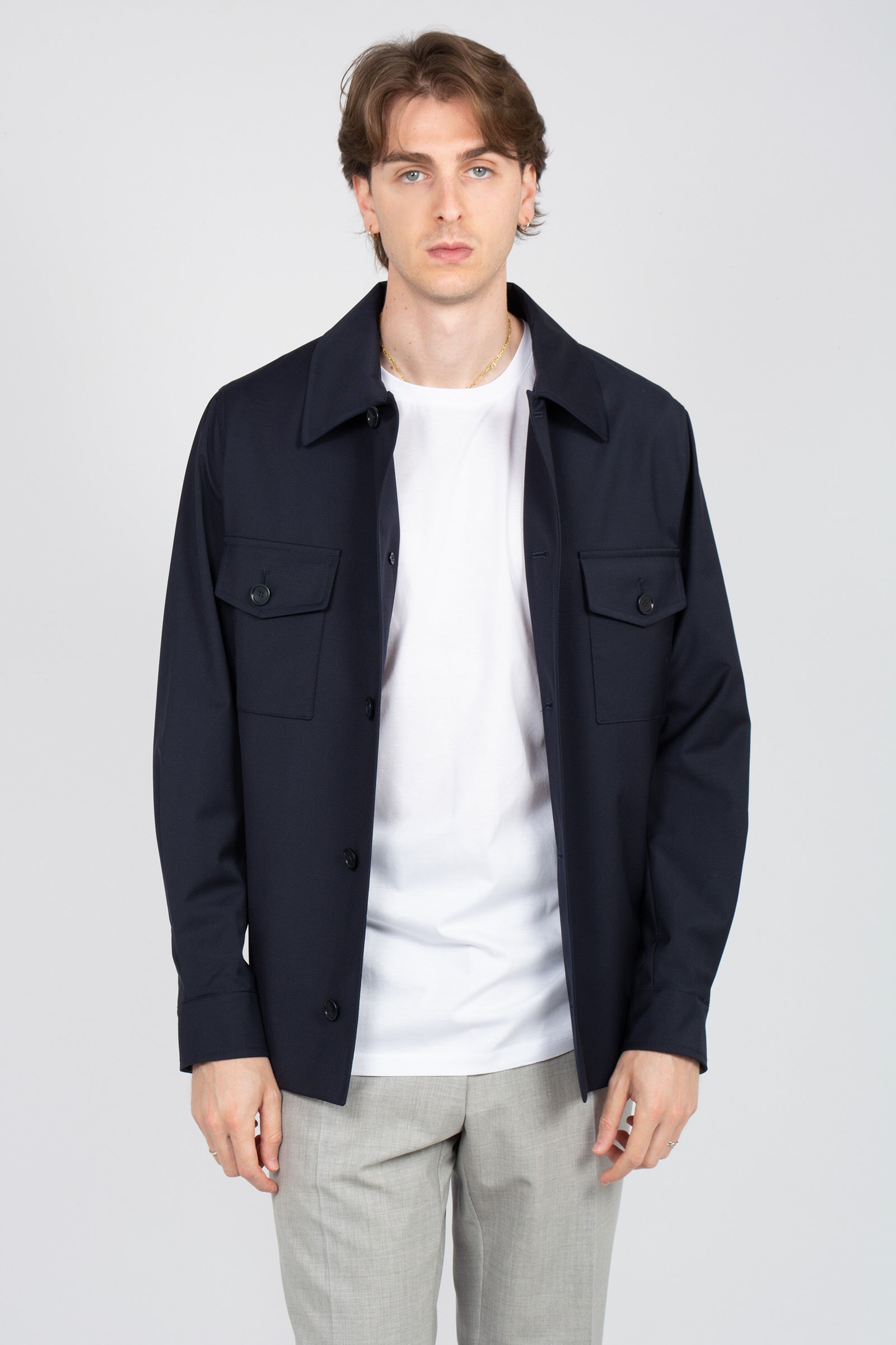 overshirt in loro piana storm resistent 6600965402 7717 TARDIA 