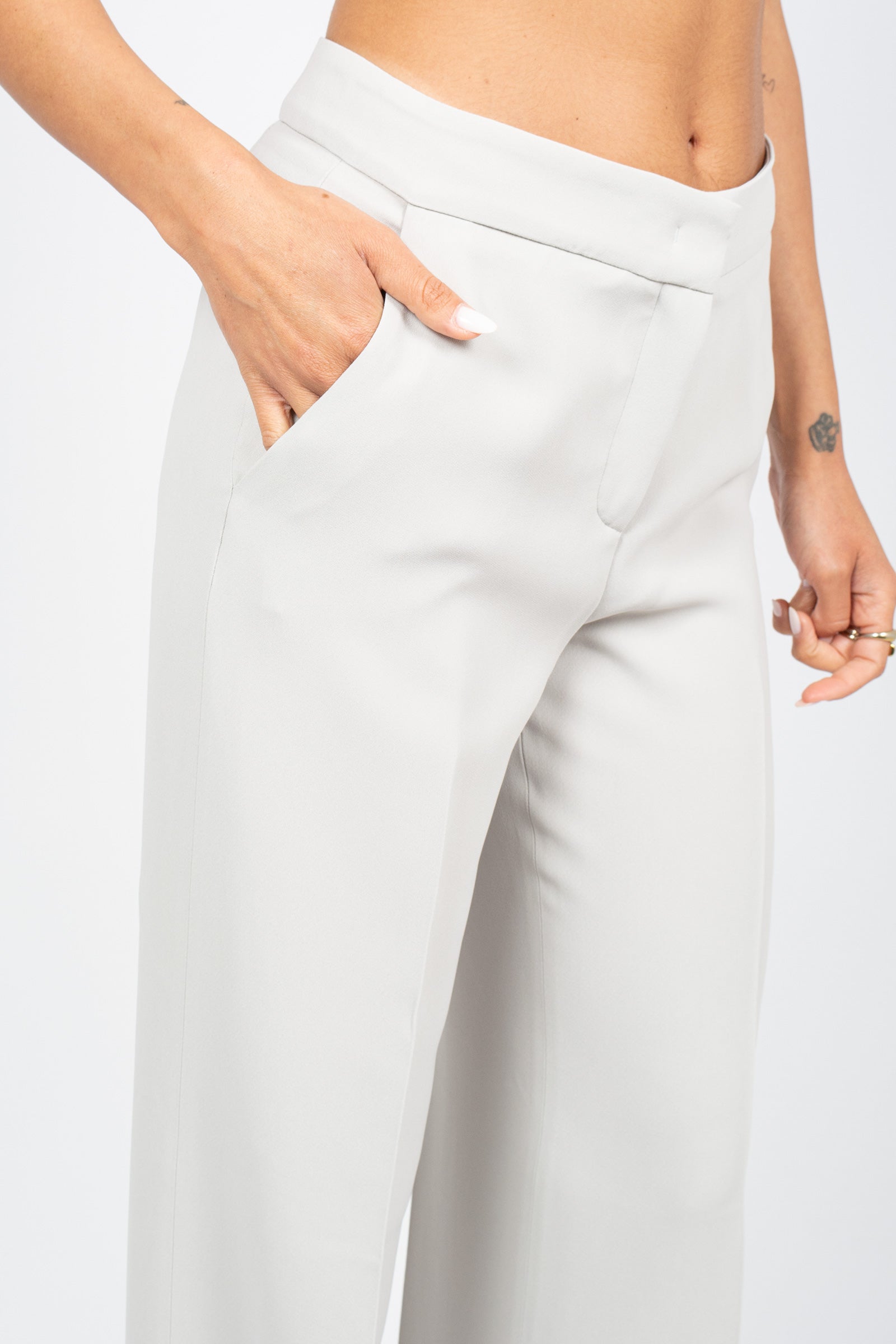 pantalone in misto viscosa P26M976MB PERLA VIA MASINI 80 