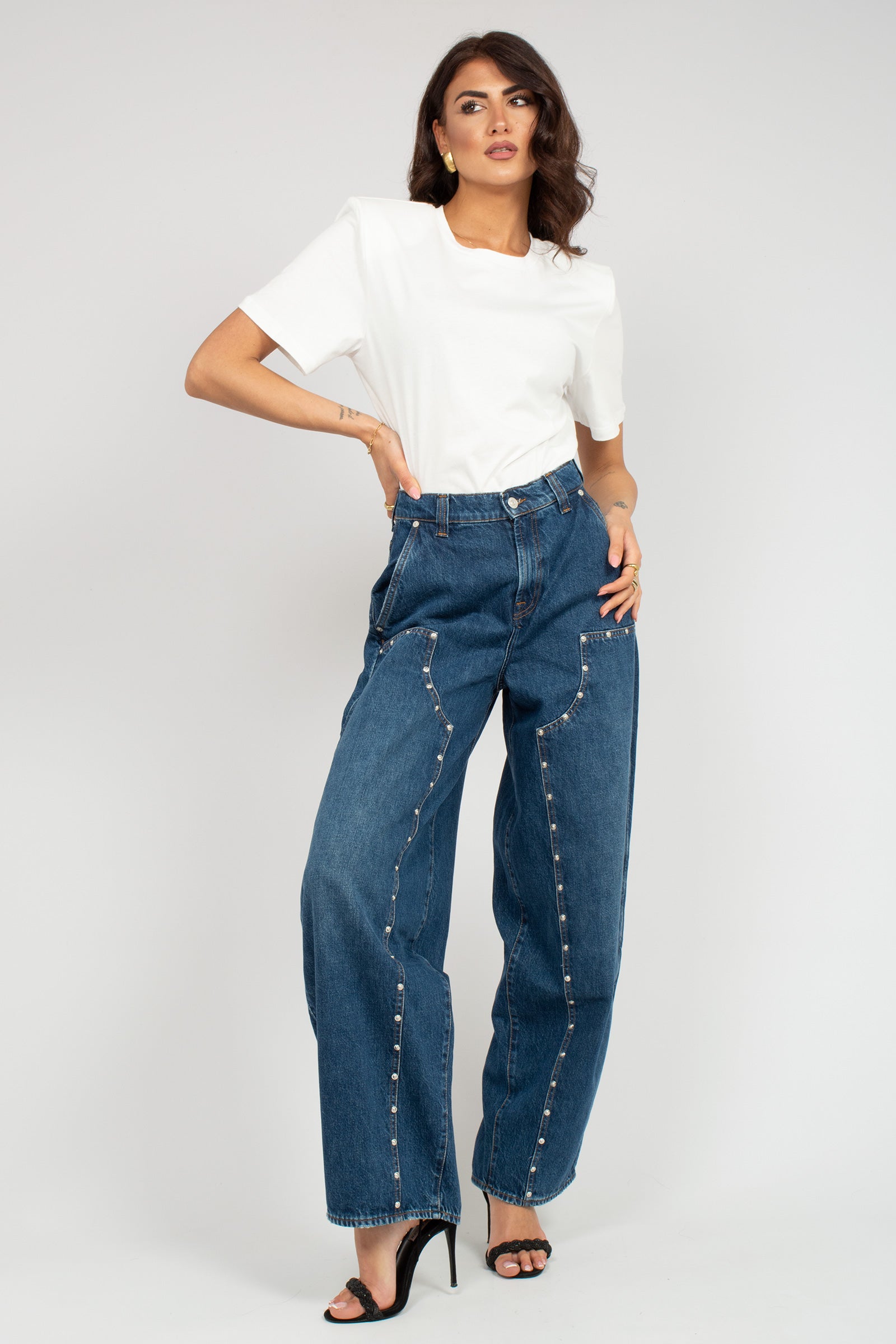 t-shirt body in cotone S26TS07 W118 WEILI ZHENG 