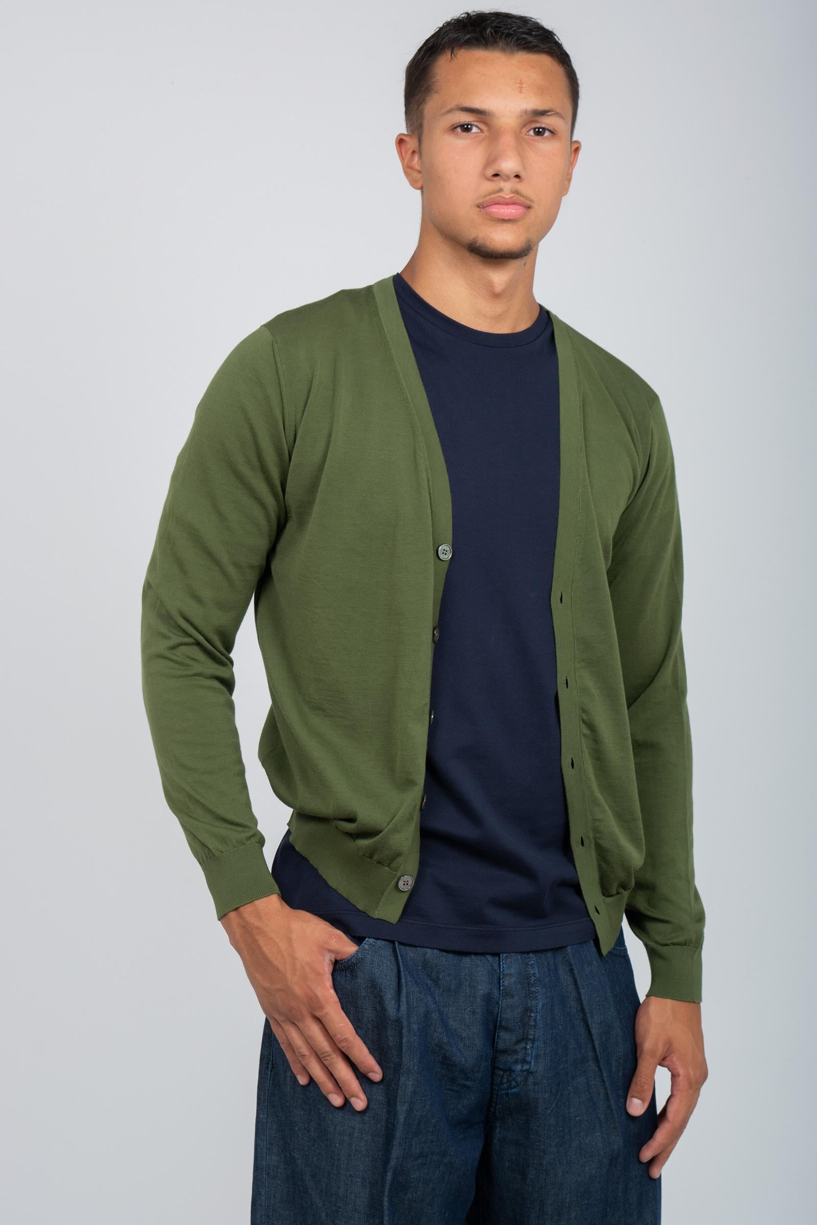 cardigan in cotone unito D0GN109 472 DRUMOHR 