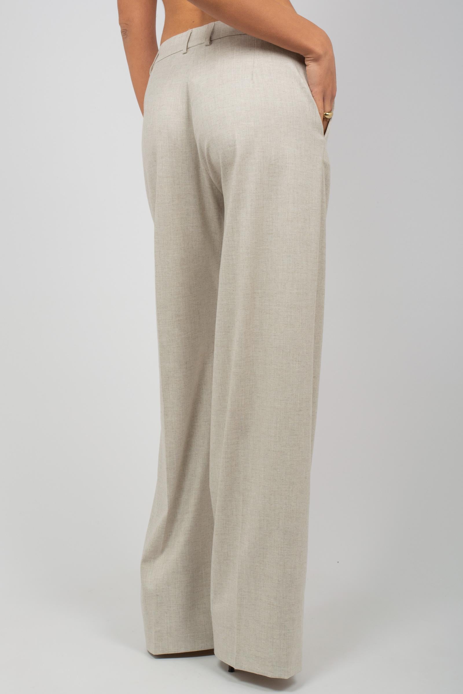 pantalone in flanella con laccetti 61764 7 D.EXTERIOR 