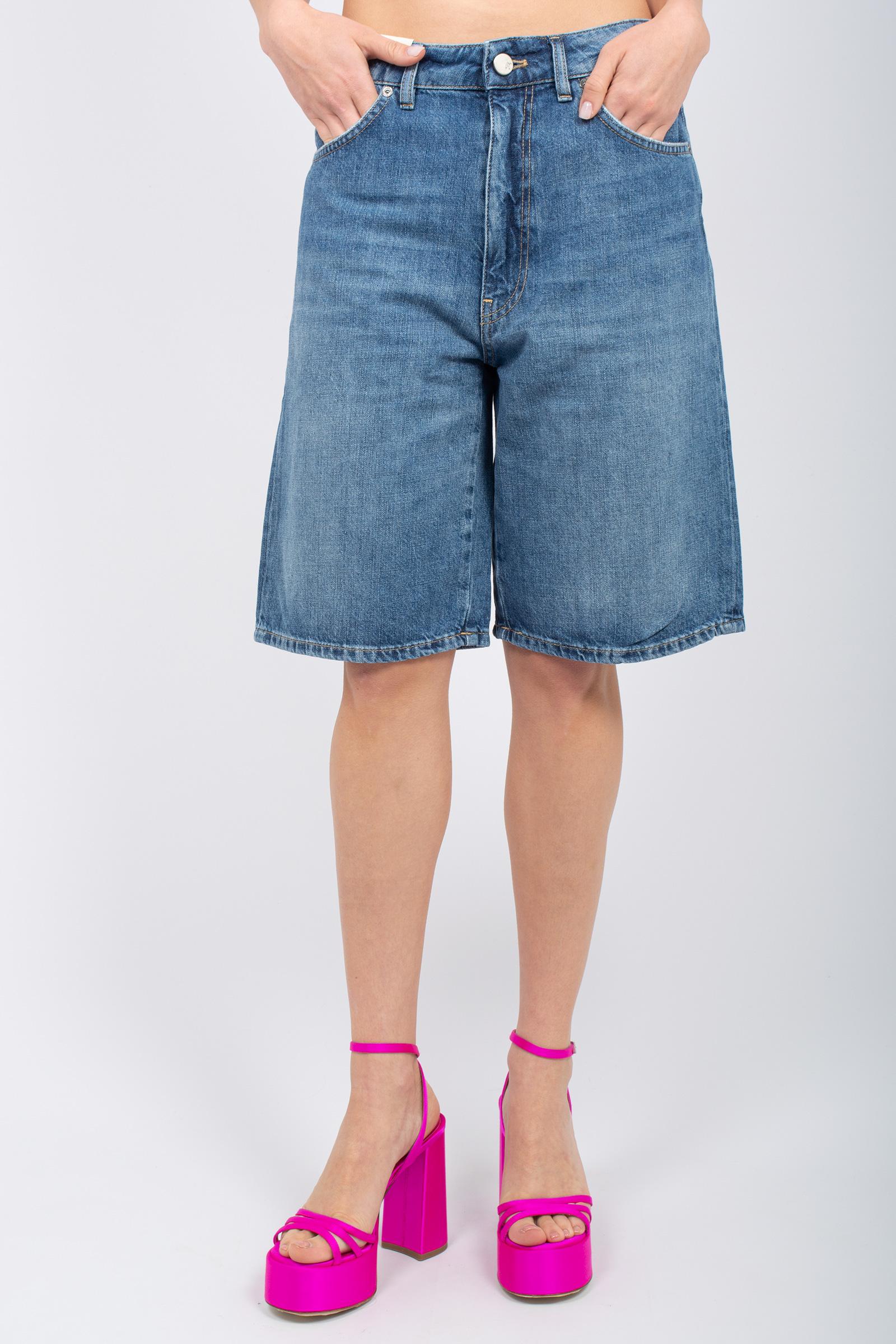 bermuda in denim C1BPGNZ0 0A5080MI03 PT TORINO DENIM 
