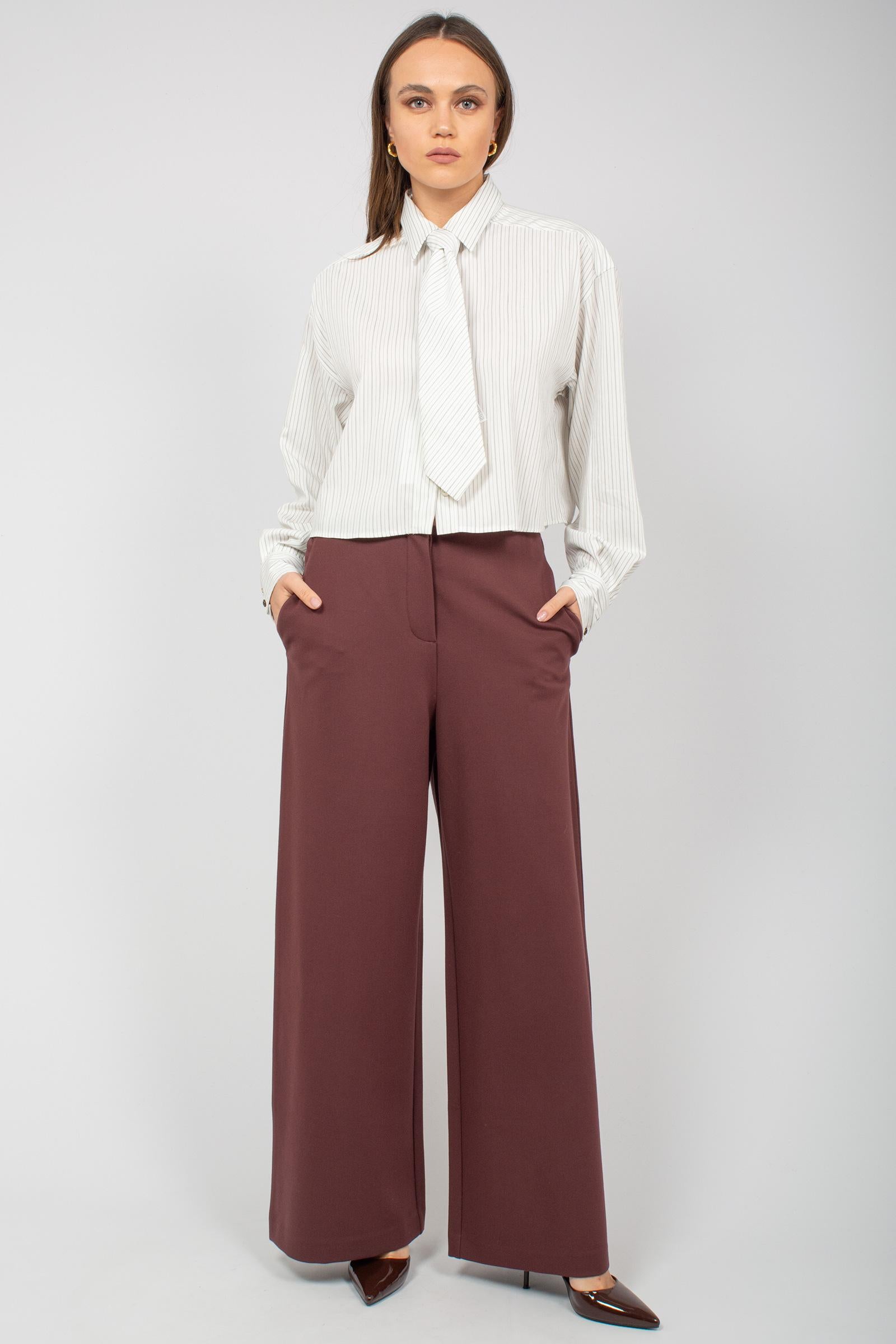 camicia cropped con cravatta 'duke' DUKE 003 MARELLA 