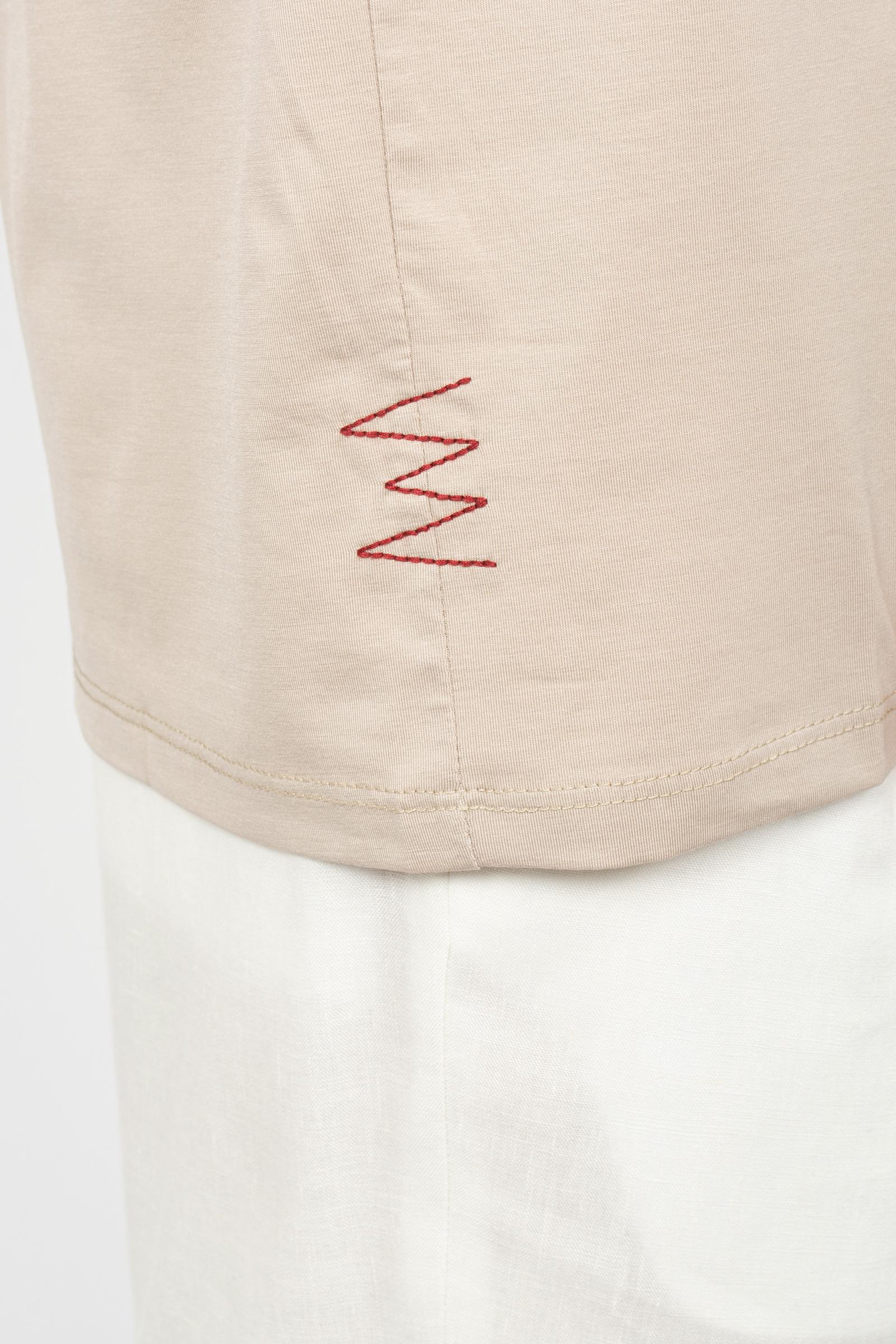 t-shirt in cotone B6D0055 CORDA AMARANTO 
