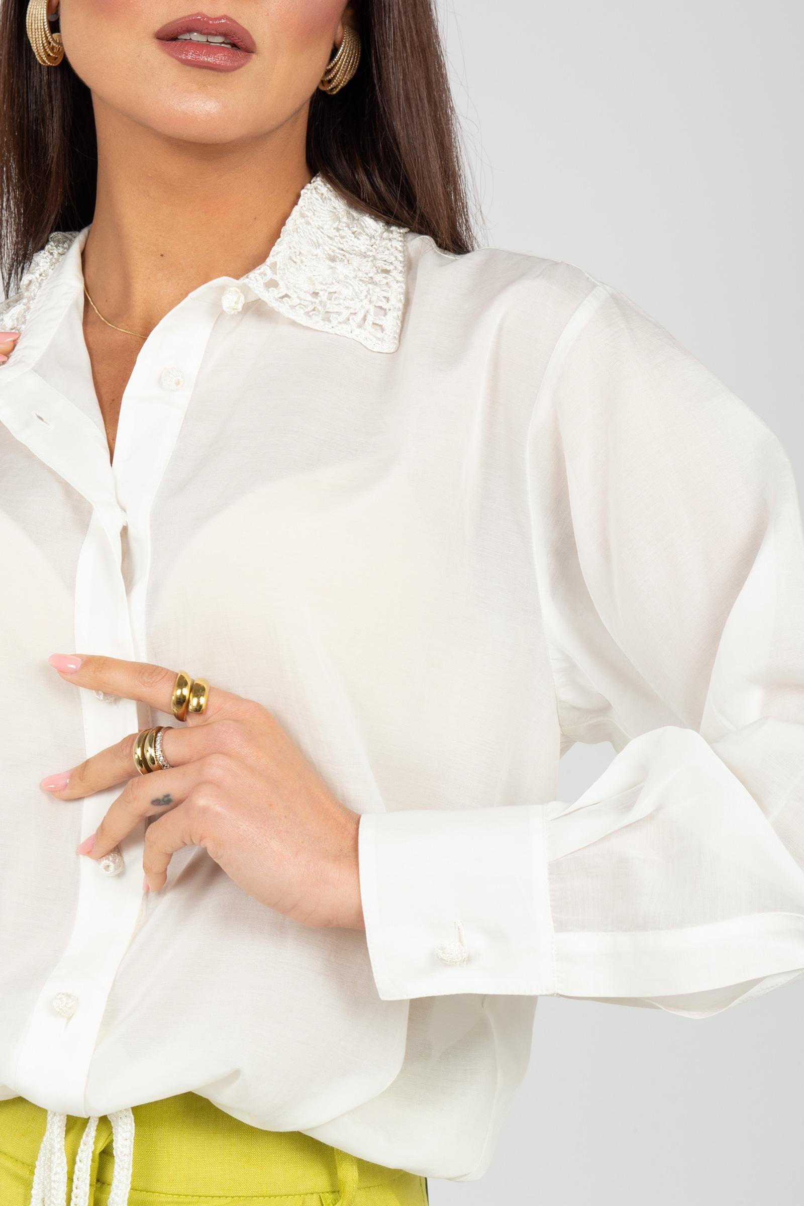 camicia in voile di cotone CA149750220722 003 SEVENTY 