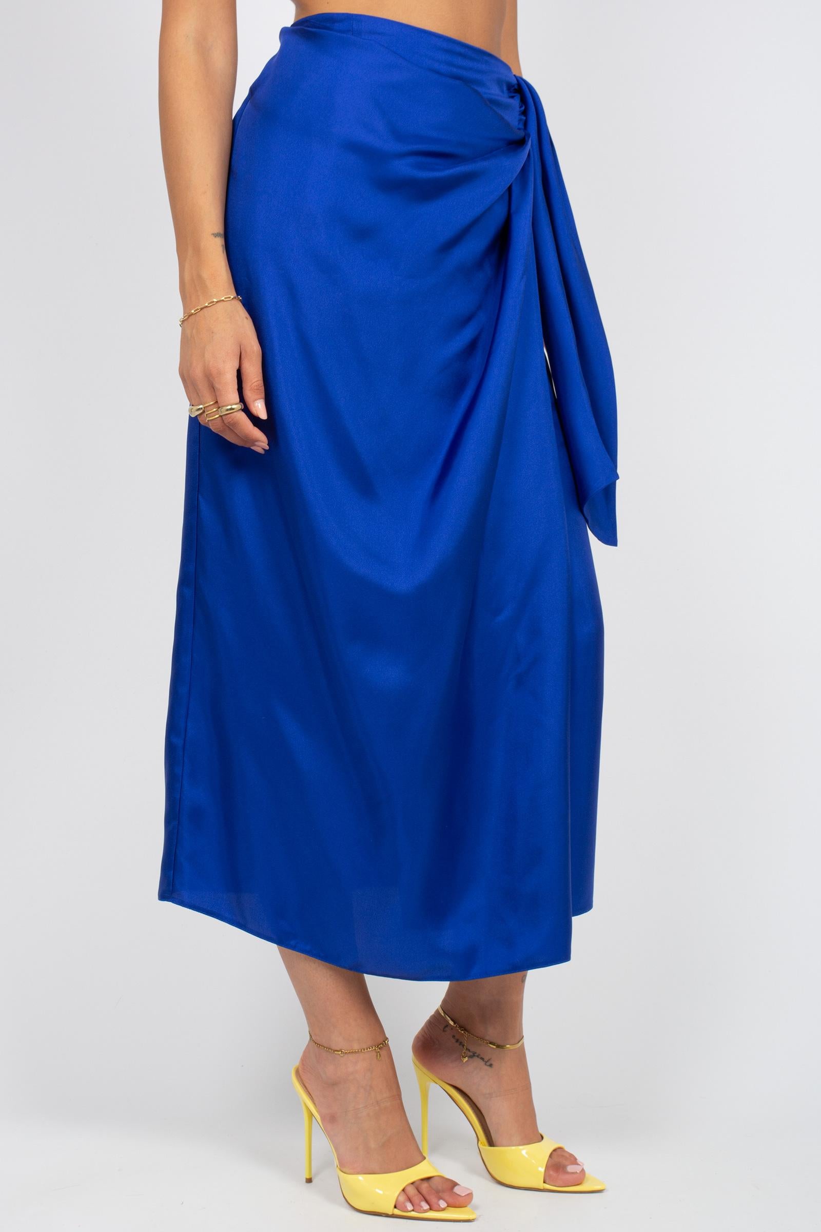 gonna in twill di seta 'unghia' UNGHIA 005 MARELLA 