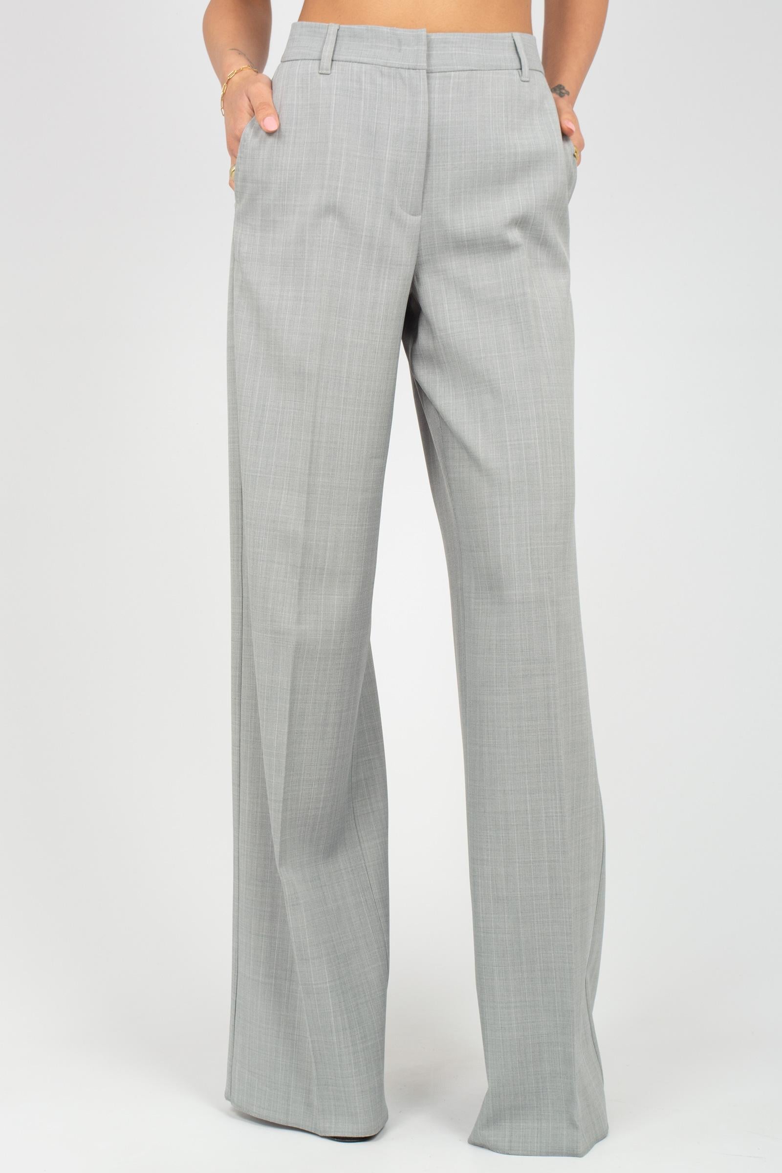 pantalone in tessuto gessato 'giunchi' GIUNCHI 001 MARELLA 