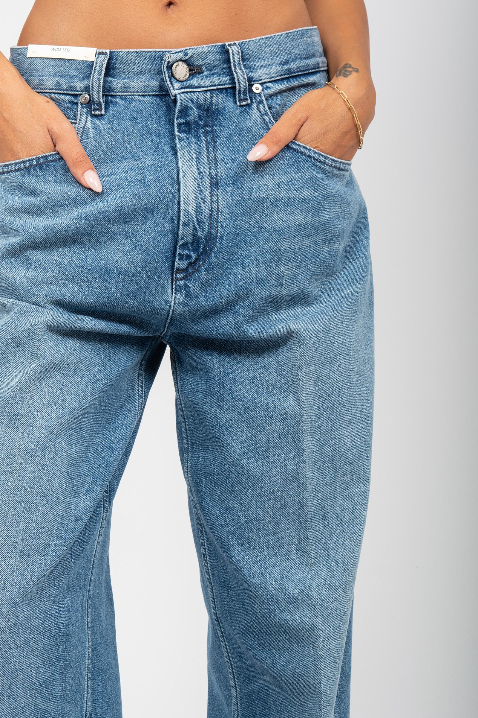 denim wide leg in cotone 'megan' C1VPMGZ0 AW0280ML55 PT TORINO DENIM 