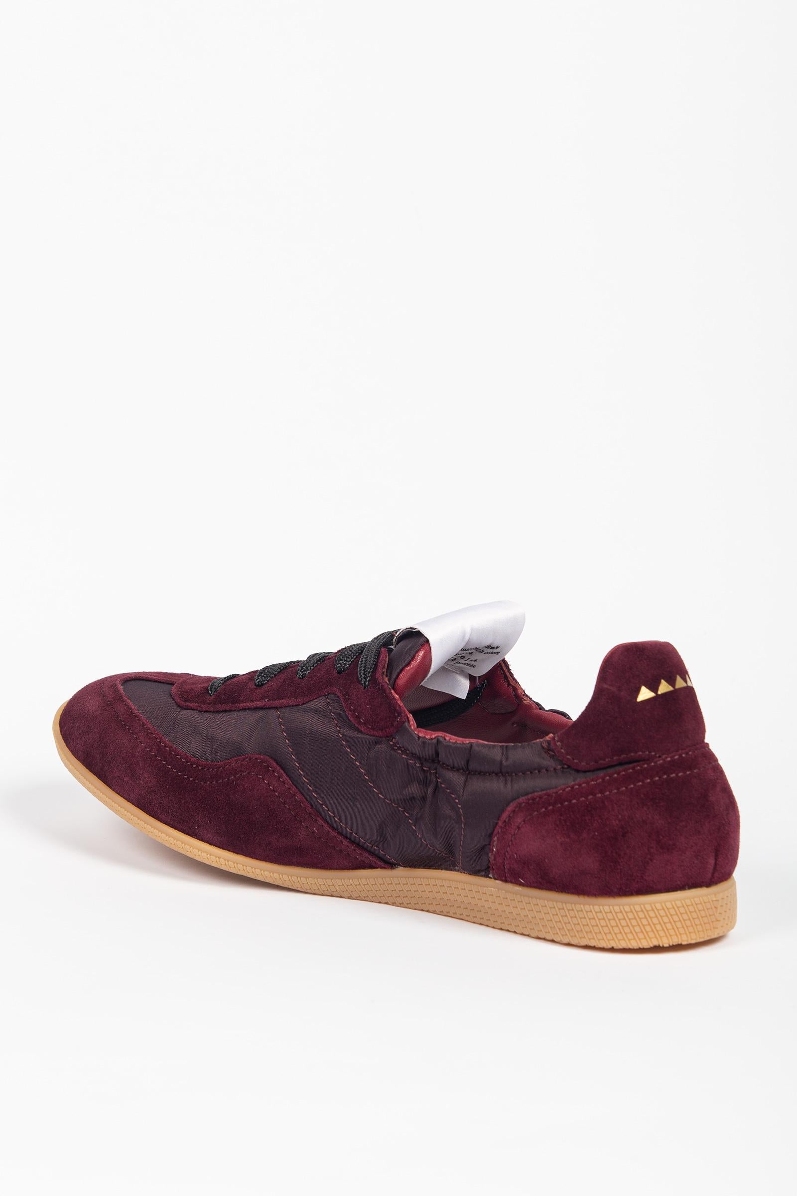 sneraker in camoscio e nylon 'joyner' JOYNERW BORDEUAX RUN OF 