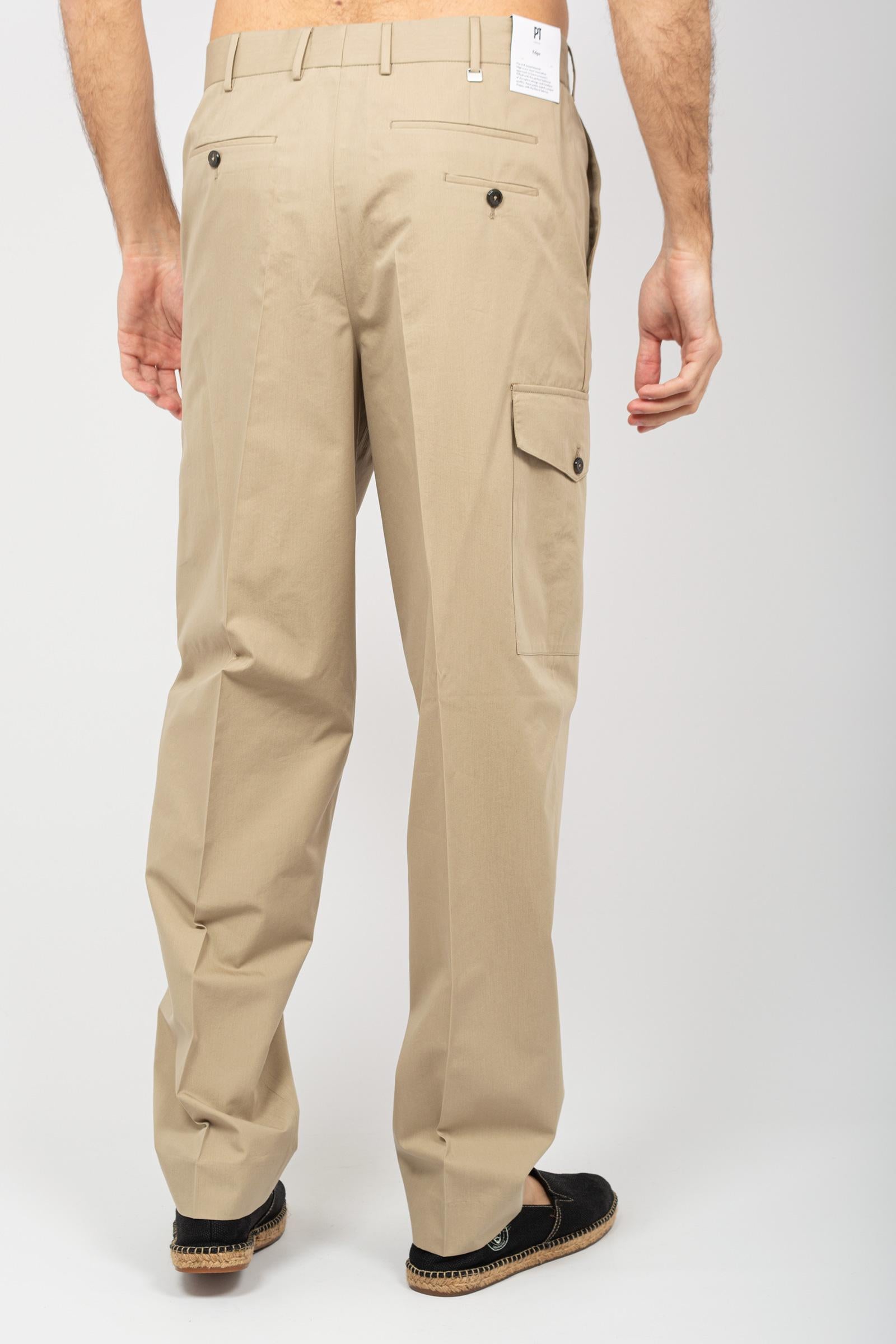 Pantalone in cotone e viscosa 'wide' C0ASAFZL0FWD BP760040 PT TORINO 