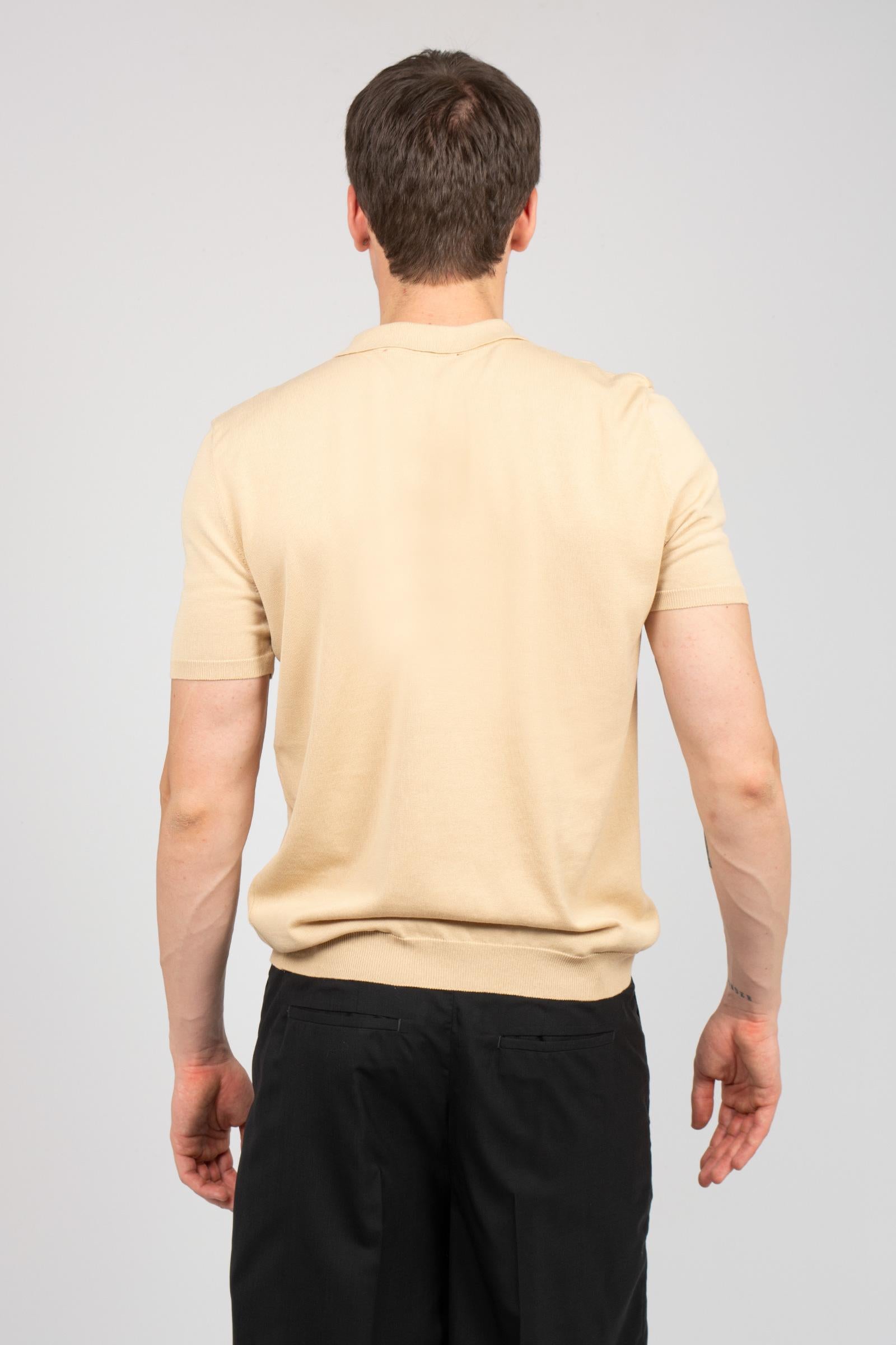 polo in cotone B9AB0051 MANDORLA AMARANTO 