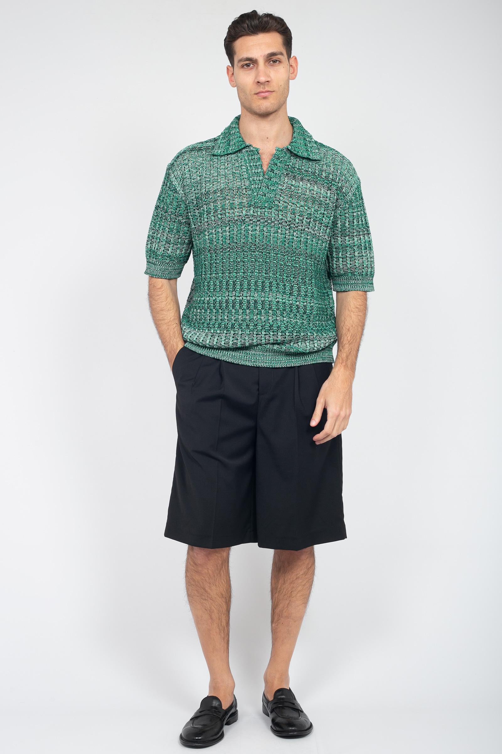 polo in cotone punto muline RB27124 28 ROBERTO COLLINA 