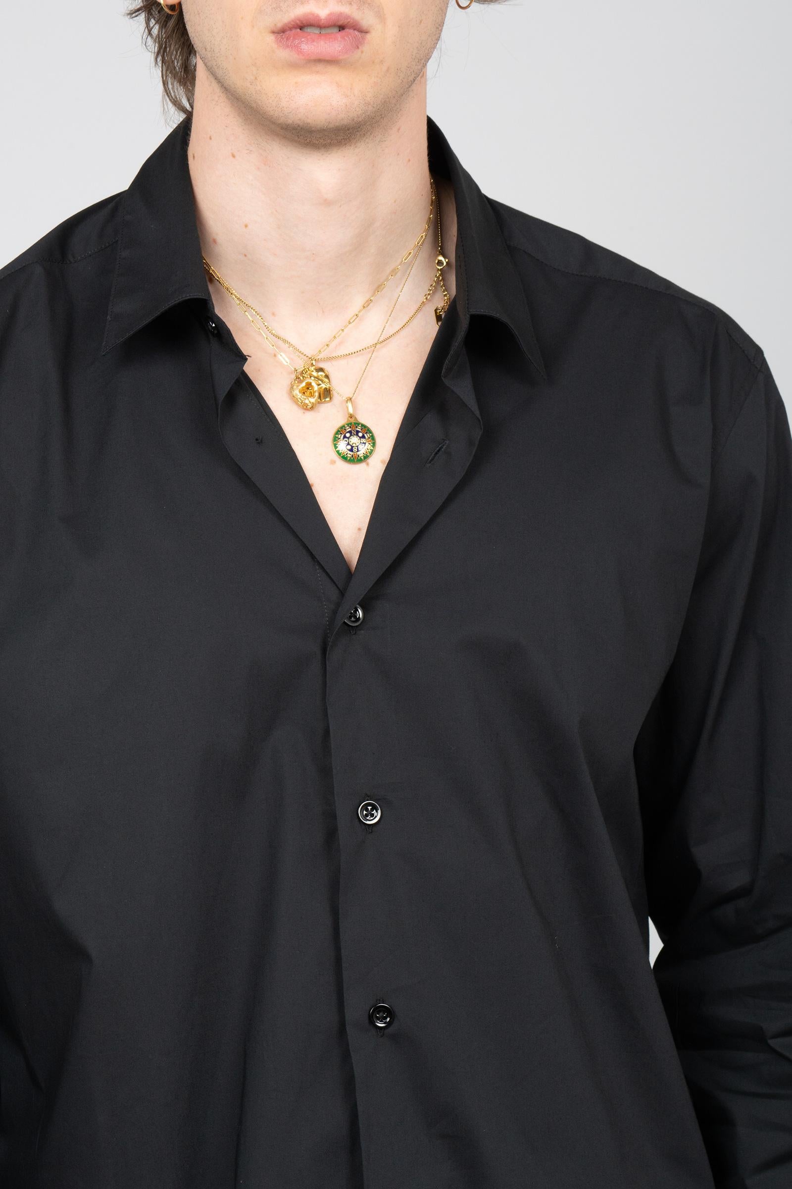 camicia oversize con bottoni in madreperla TL6SIT050RBO 03CB0990 PT TORINO 