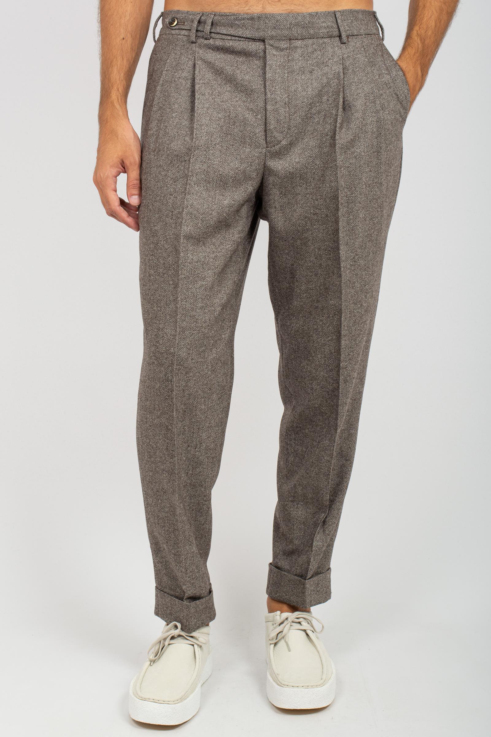 pantalone in misto lana 'carrot' COZFCLZB0CL1 TO020140 PT TORINO 