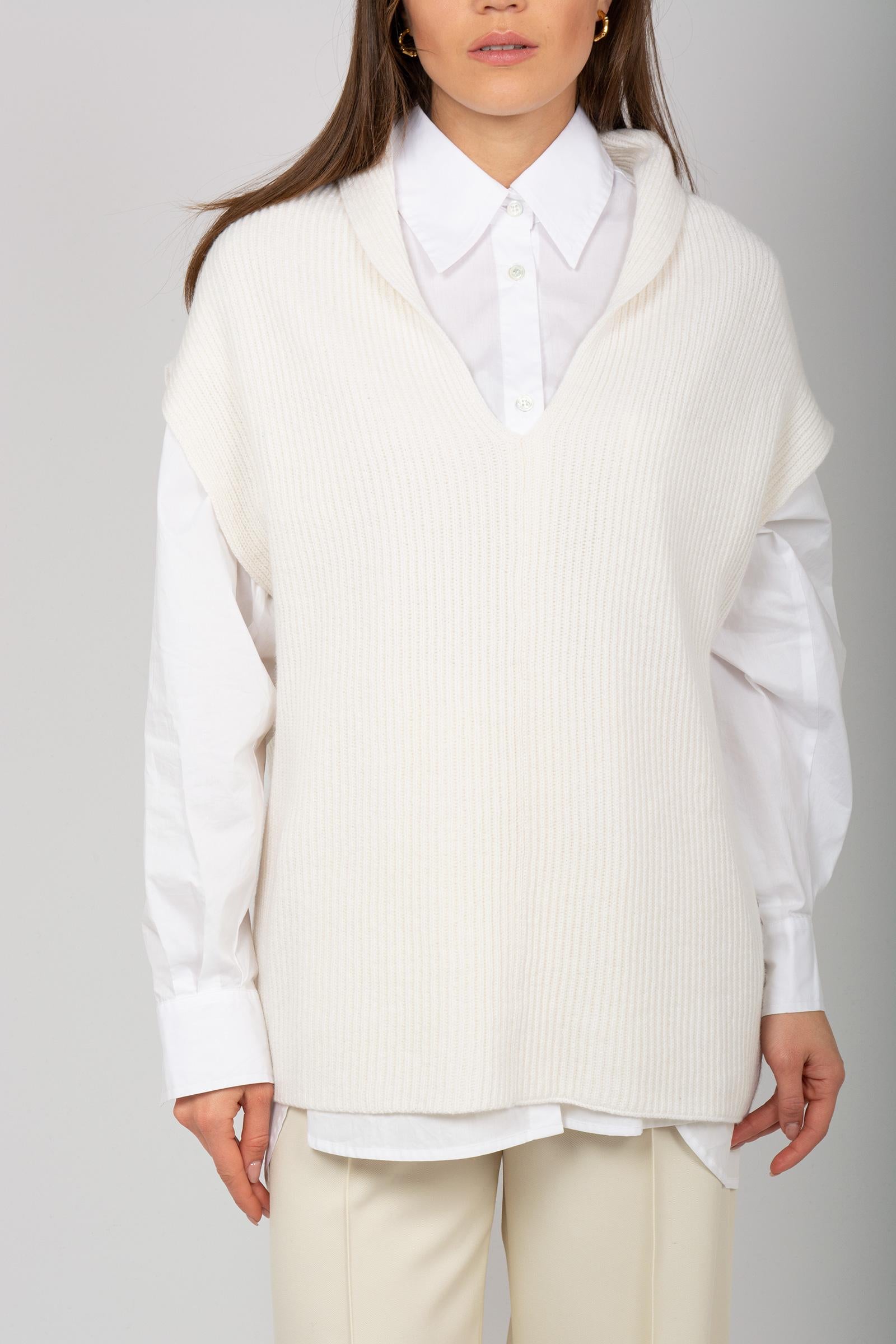 gilet in lana costa inglese TL4SGT200ICH 46MGR0010 PT TORINO 