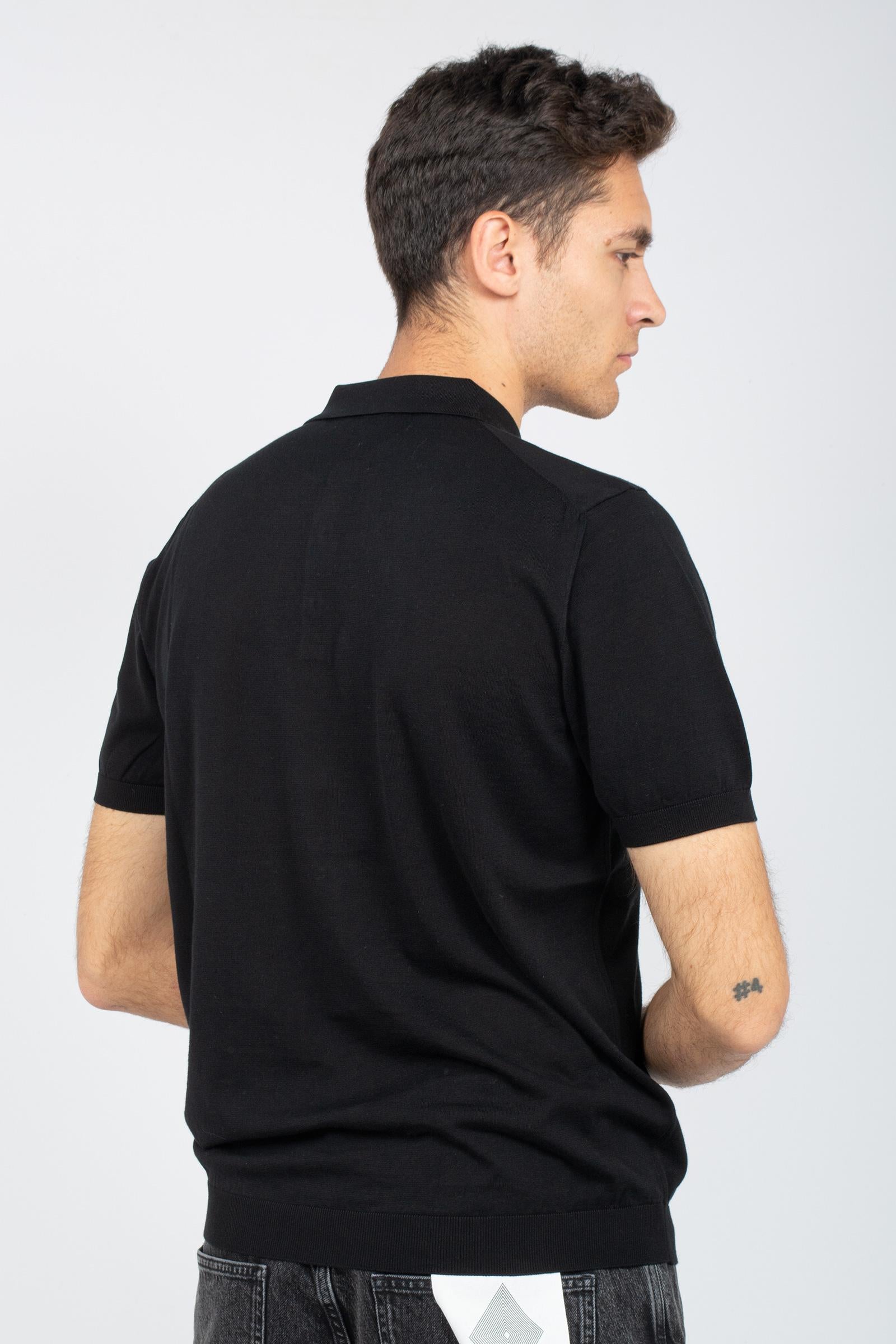 polo in cotone unito D0GN202 690 DRUMOHR 