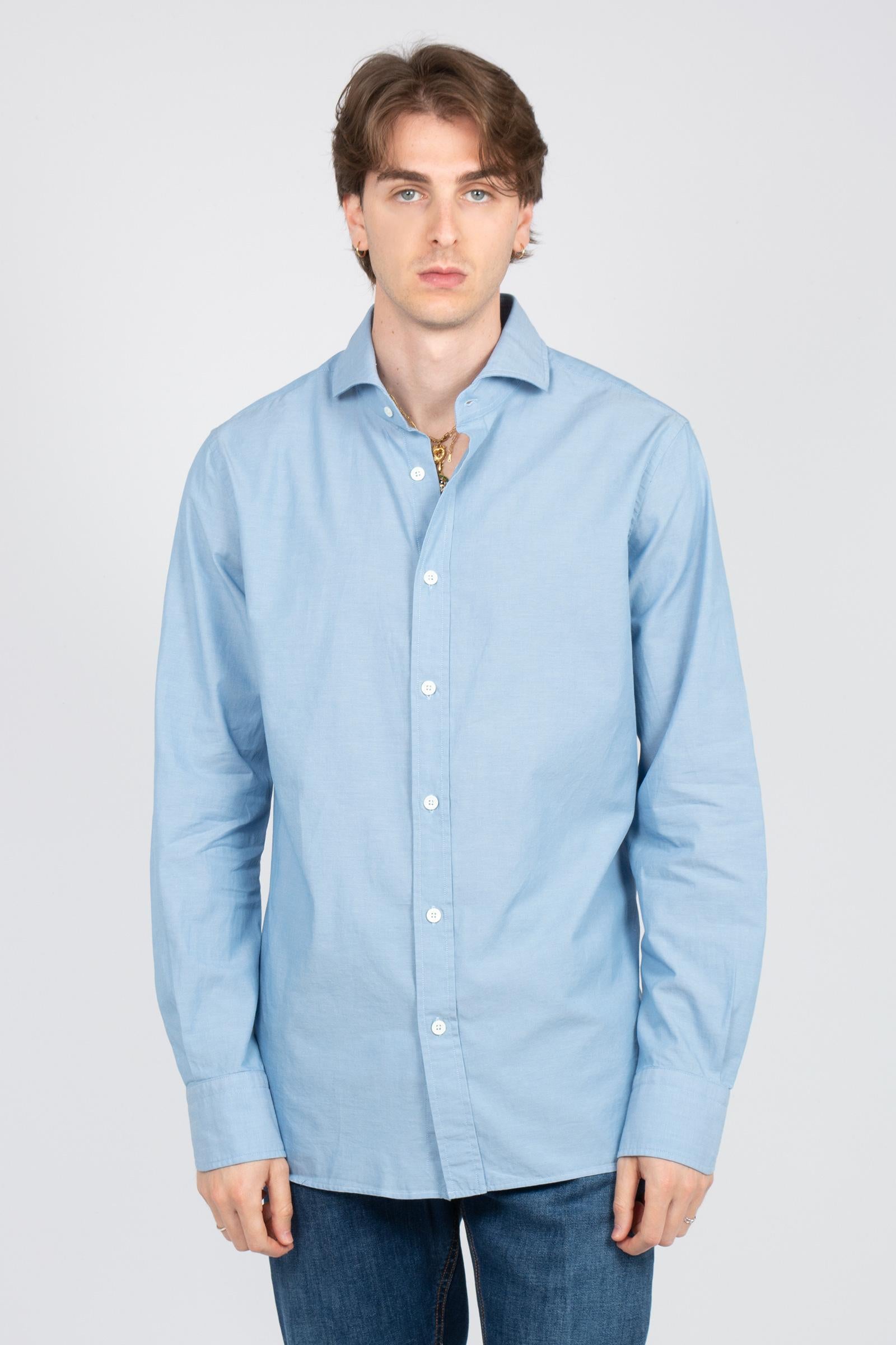 camicia in buell di cotone 34RBU27146801 03 BOLZONELLA1934 