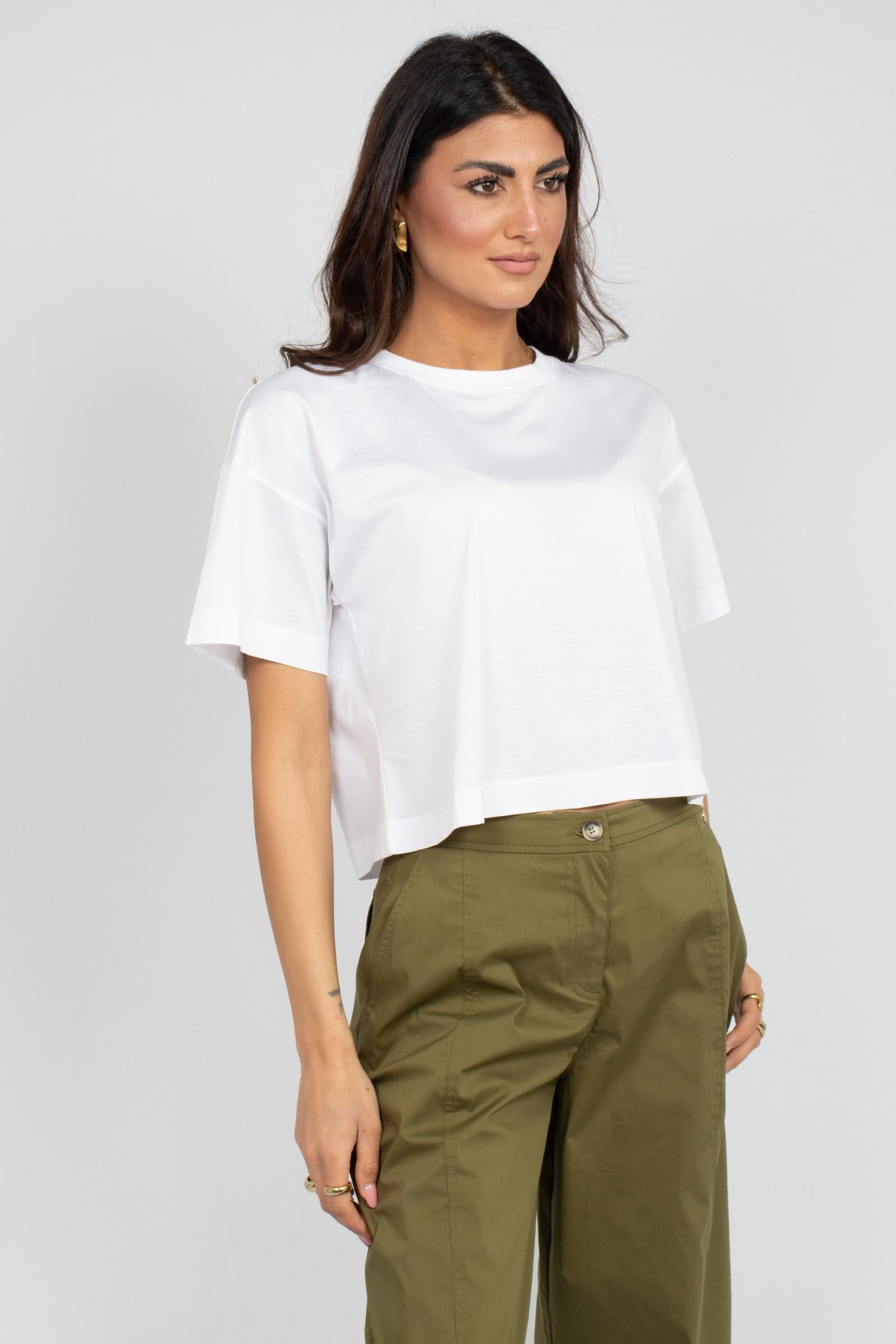 t-shirt in cotone 'radice' 2616941118600 021 MM - MAX MARA 